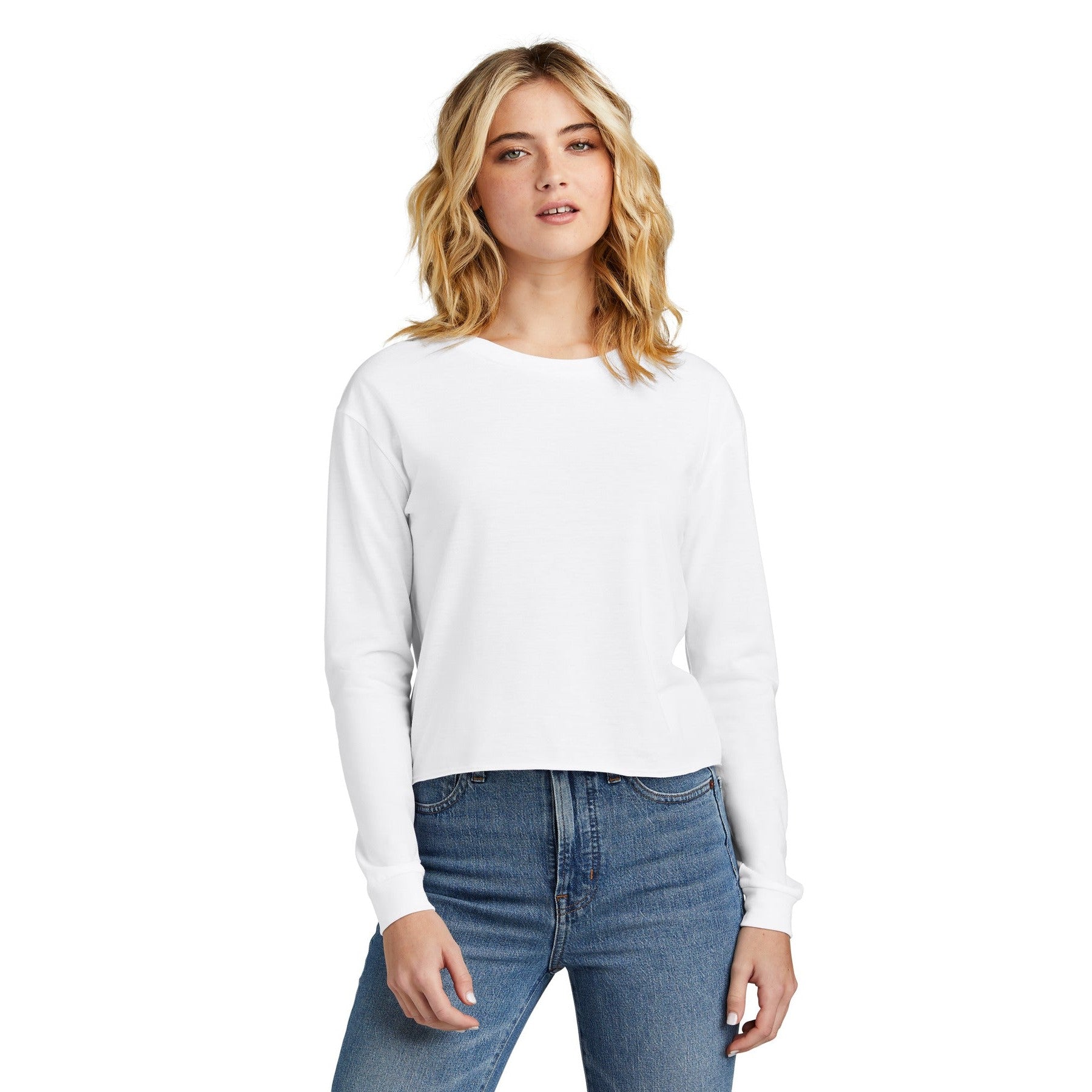 District-District® Women's Perfect Tri® Midi Long Sleeve Tee DT141-MedTech-6