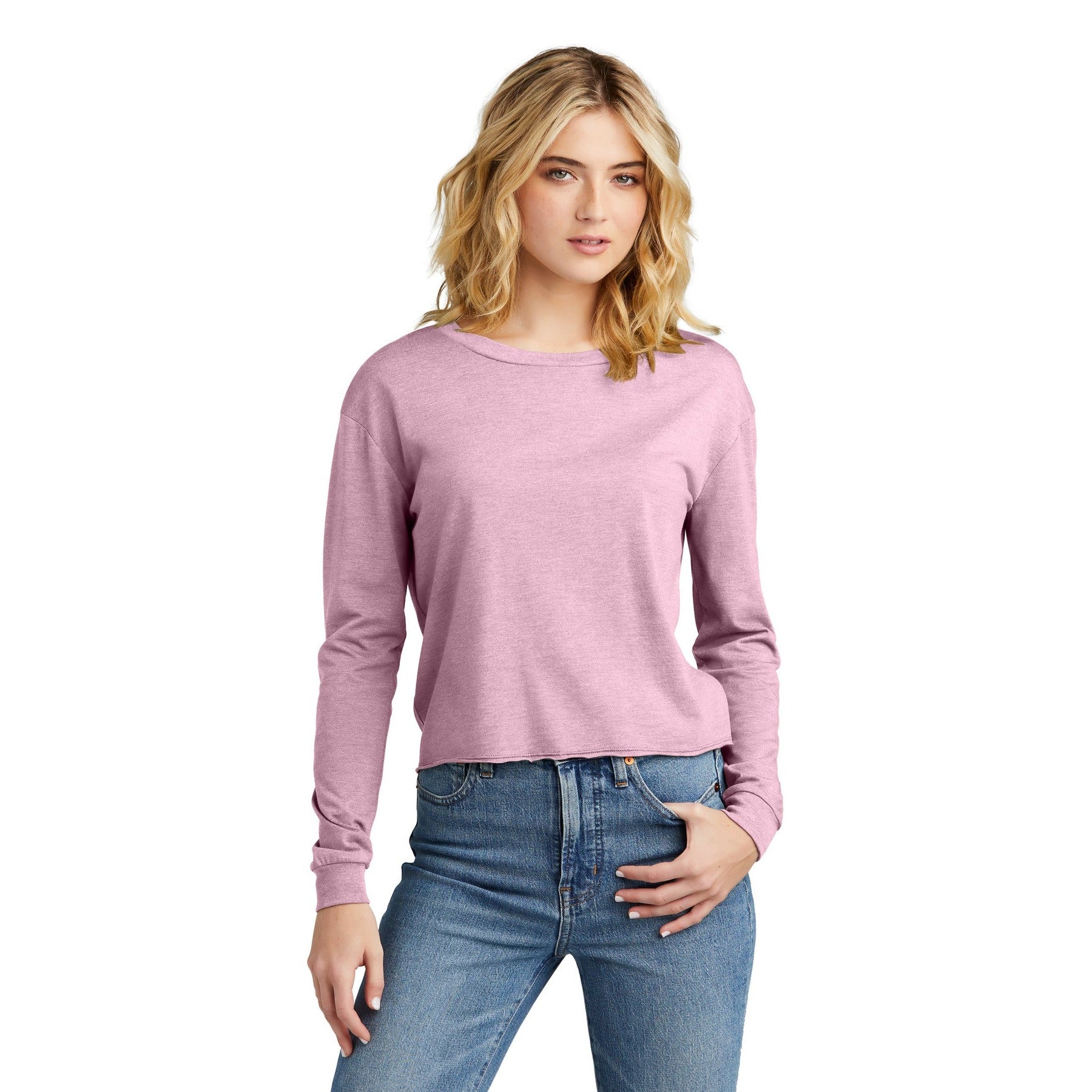 District-District® Women's Perfect Tri® Midi Long Sleeve Tee DT141-MedTech-7