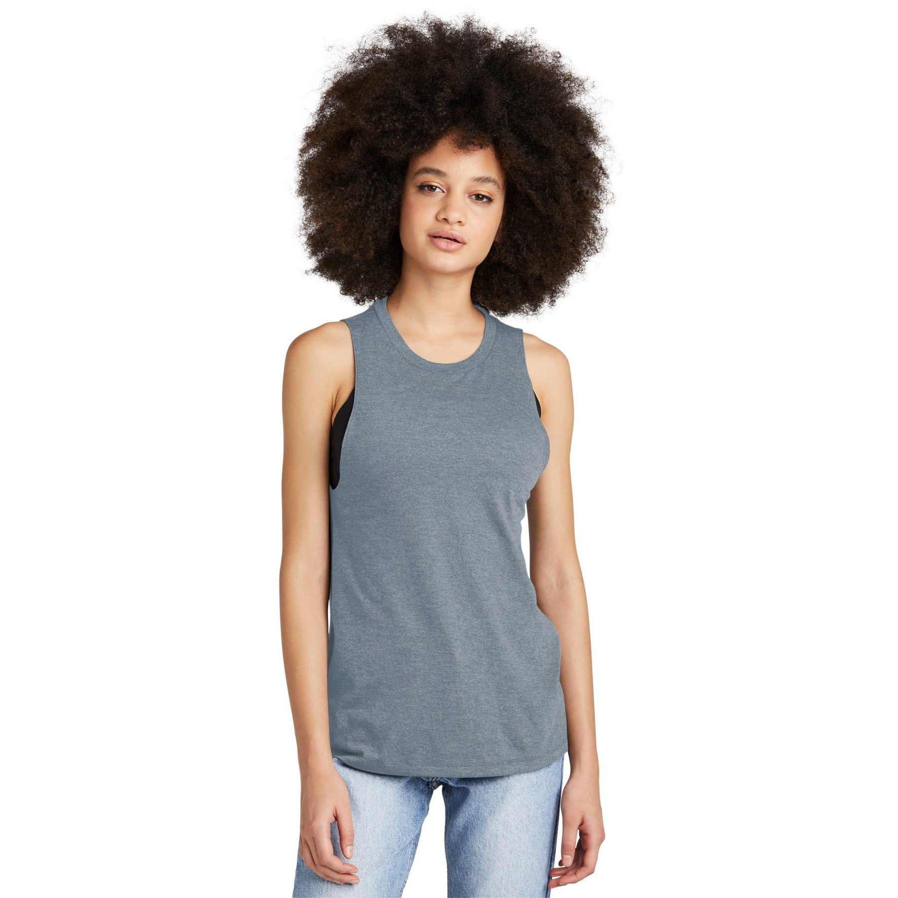 District-District® Women's Perfect Tri® Muscle Tank DT153-MedTech-2