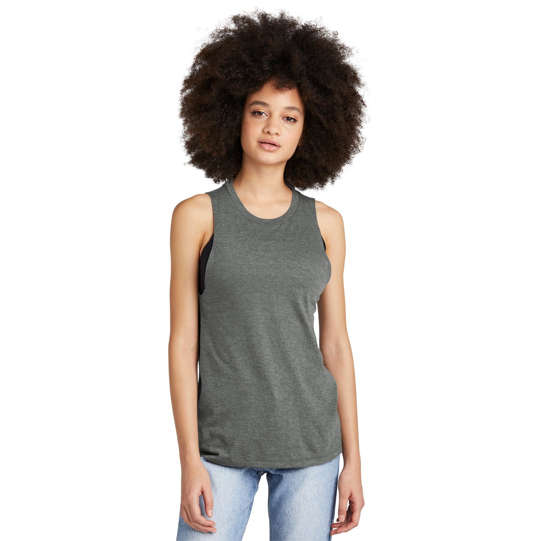 District-District® Women's Perfect Tri® Muscle Tank DT153-MedTech-3