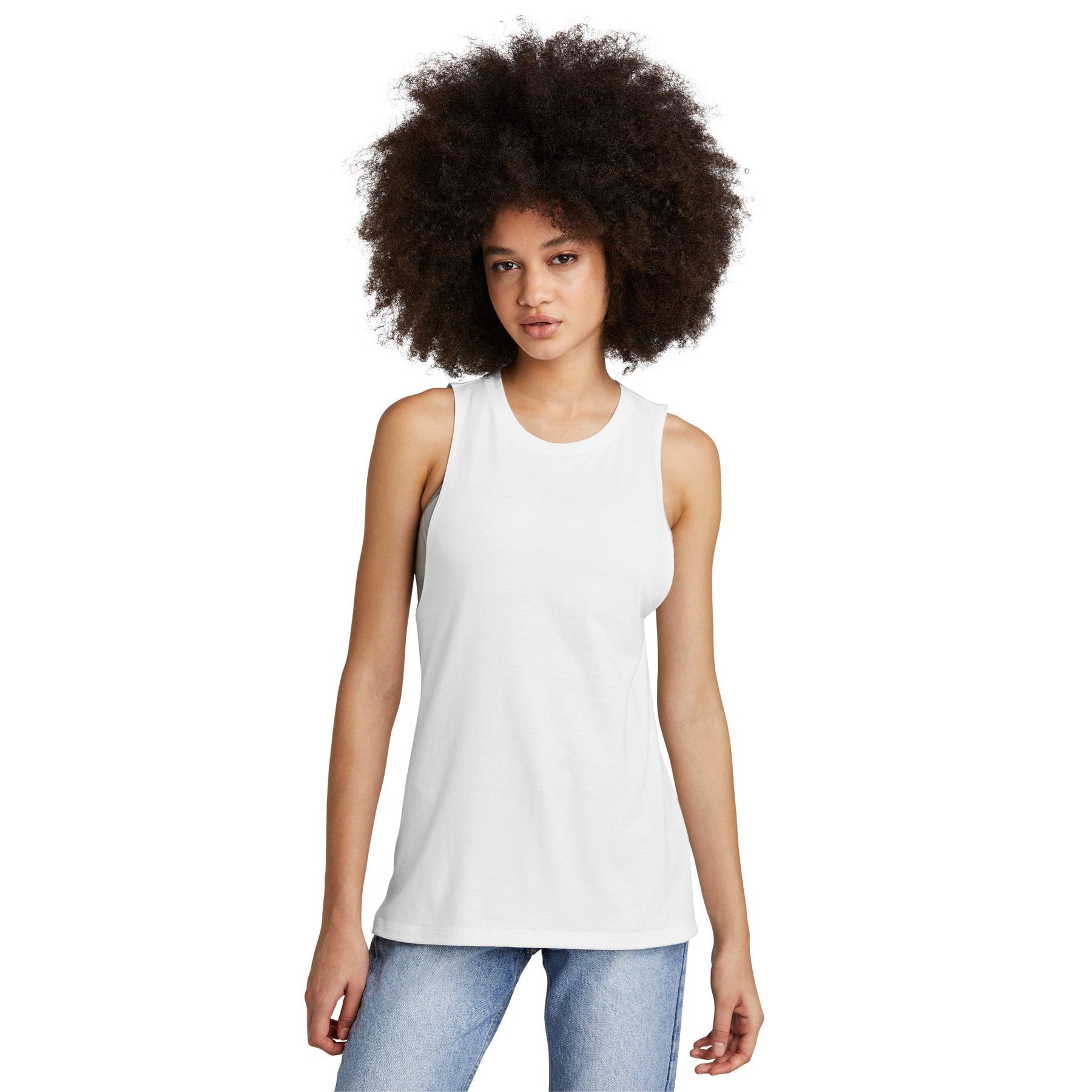 District-District® Women's Perfect Tri® Muscle Tank DT153-MedTech-6