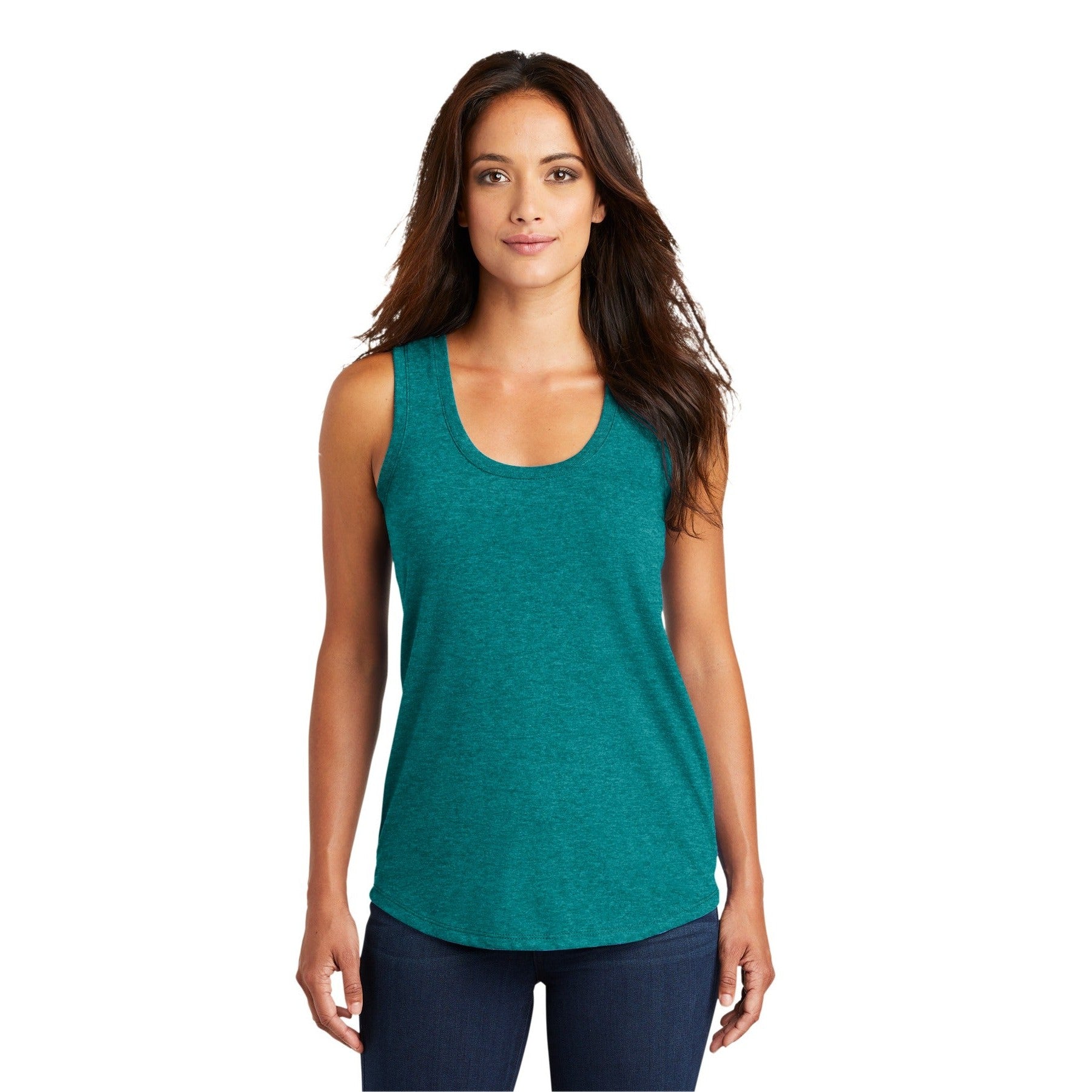 District-District ® Women's Perfect Tri® Racerback Tank. DM138L-MedTech-8