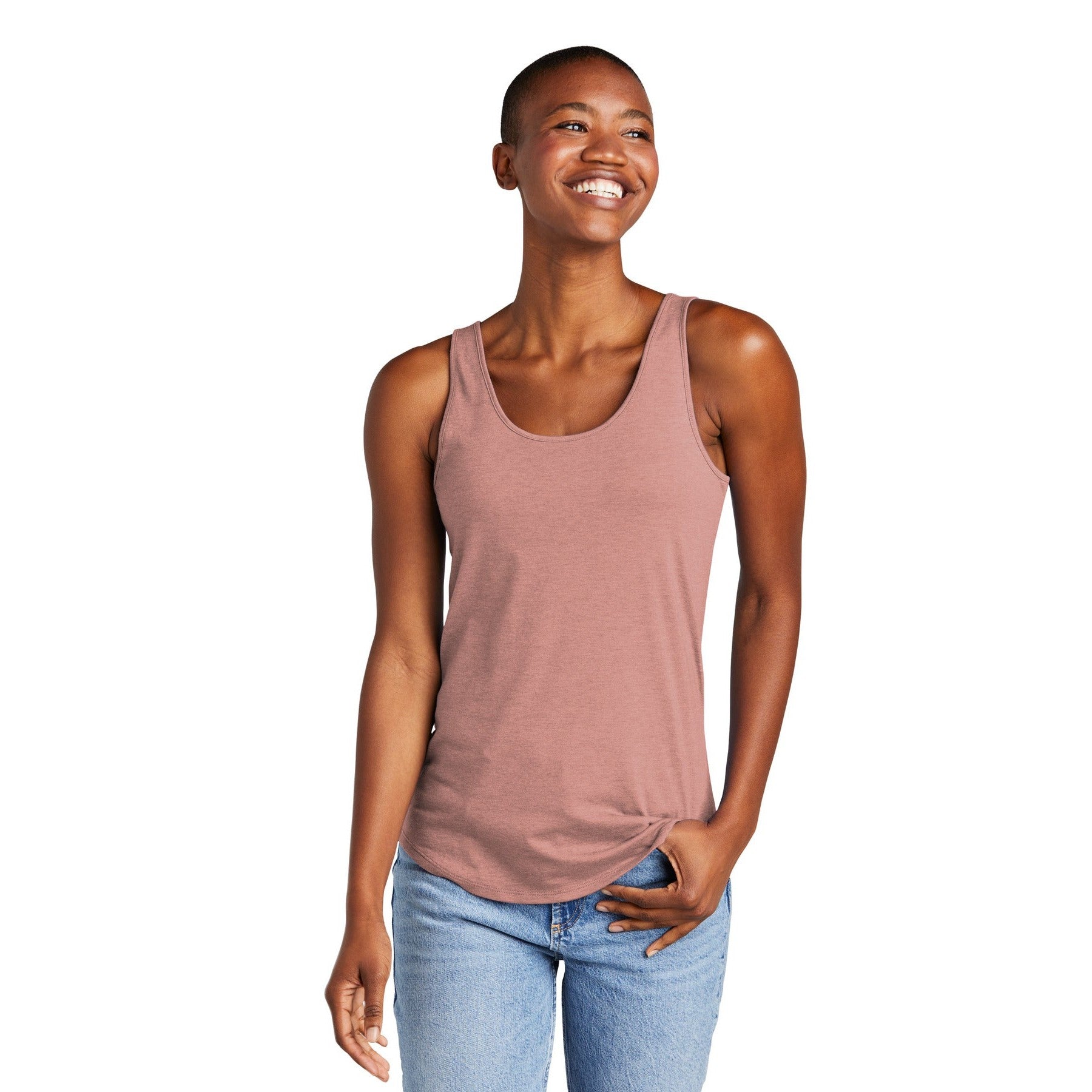 District-District® Women's Perfect Tri® Relaxed Tank DT151-MedTech-3