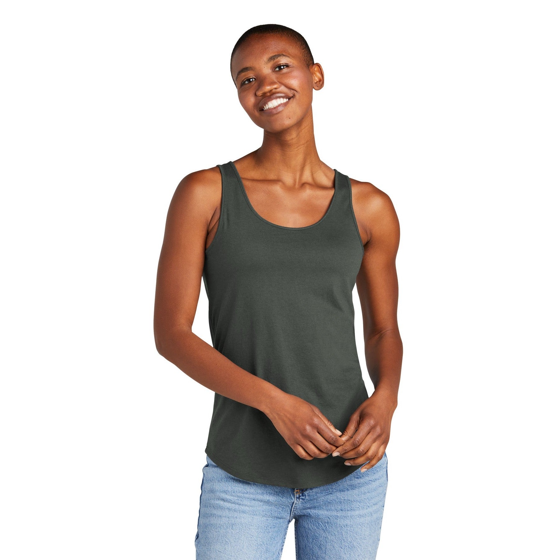 District-District® Women's Perfect Tri® Relaxed Tank DT151-MedTech-4