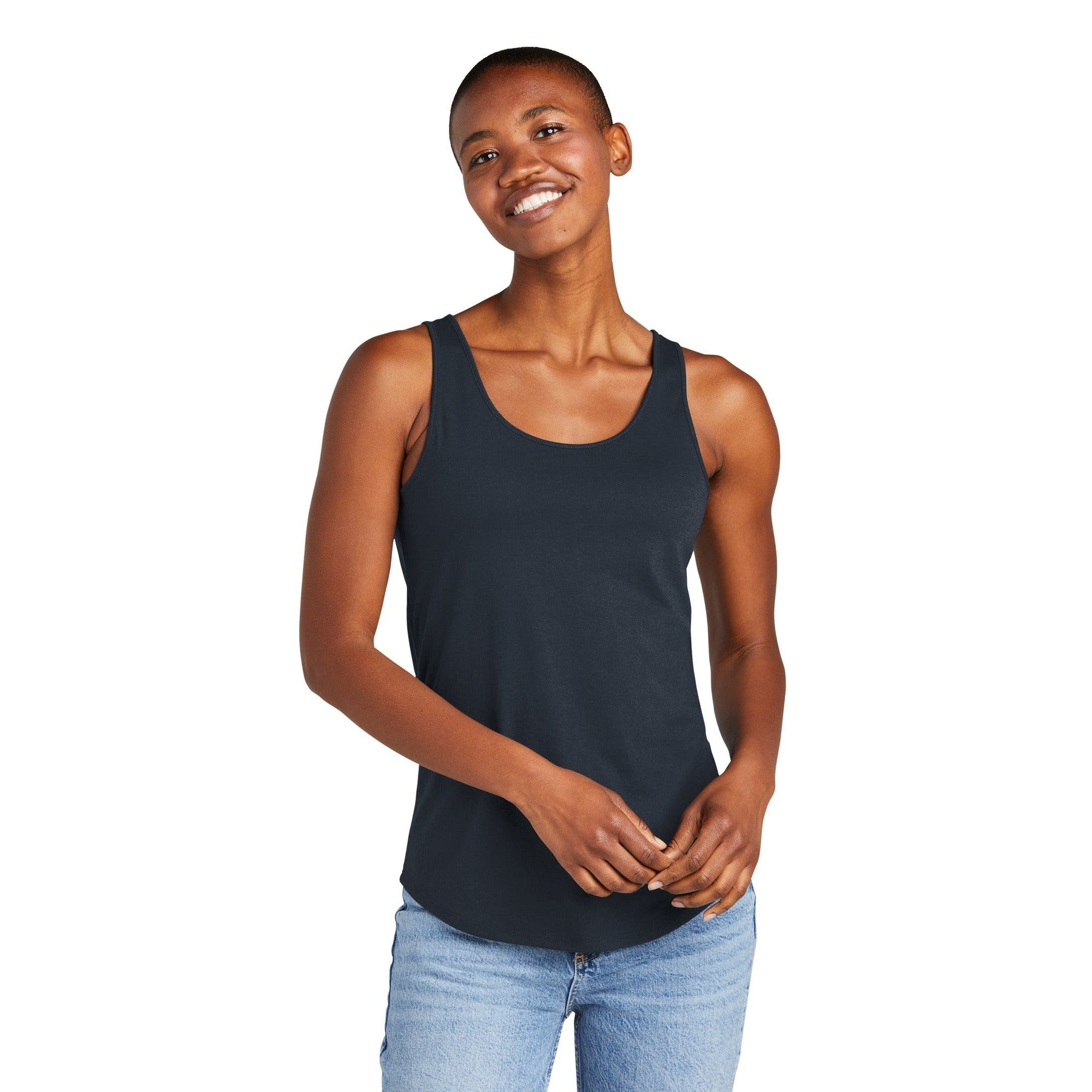 District-District® Women's Perfect Tri® Relaxed Tank DT151-MedTech-8