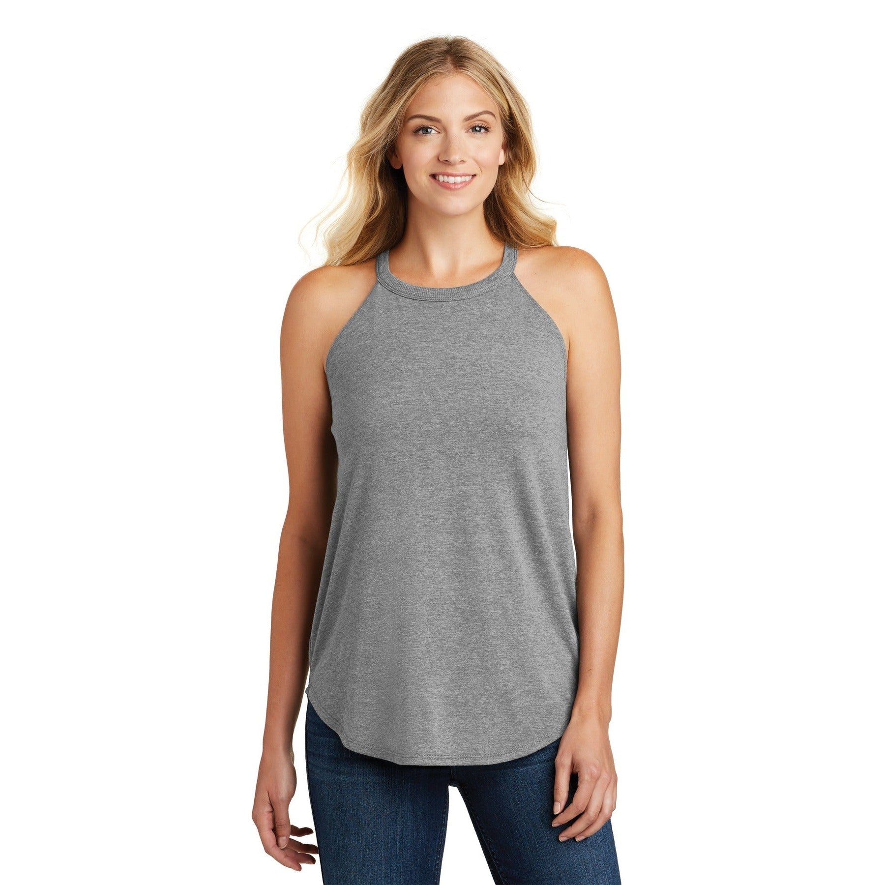District-District ® Women's Perfect Tri ® Rocker Tank. DT137L-MedTech-5