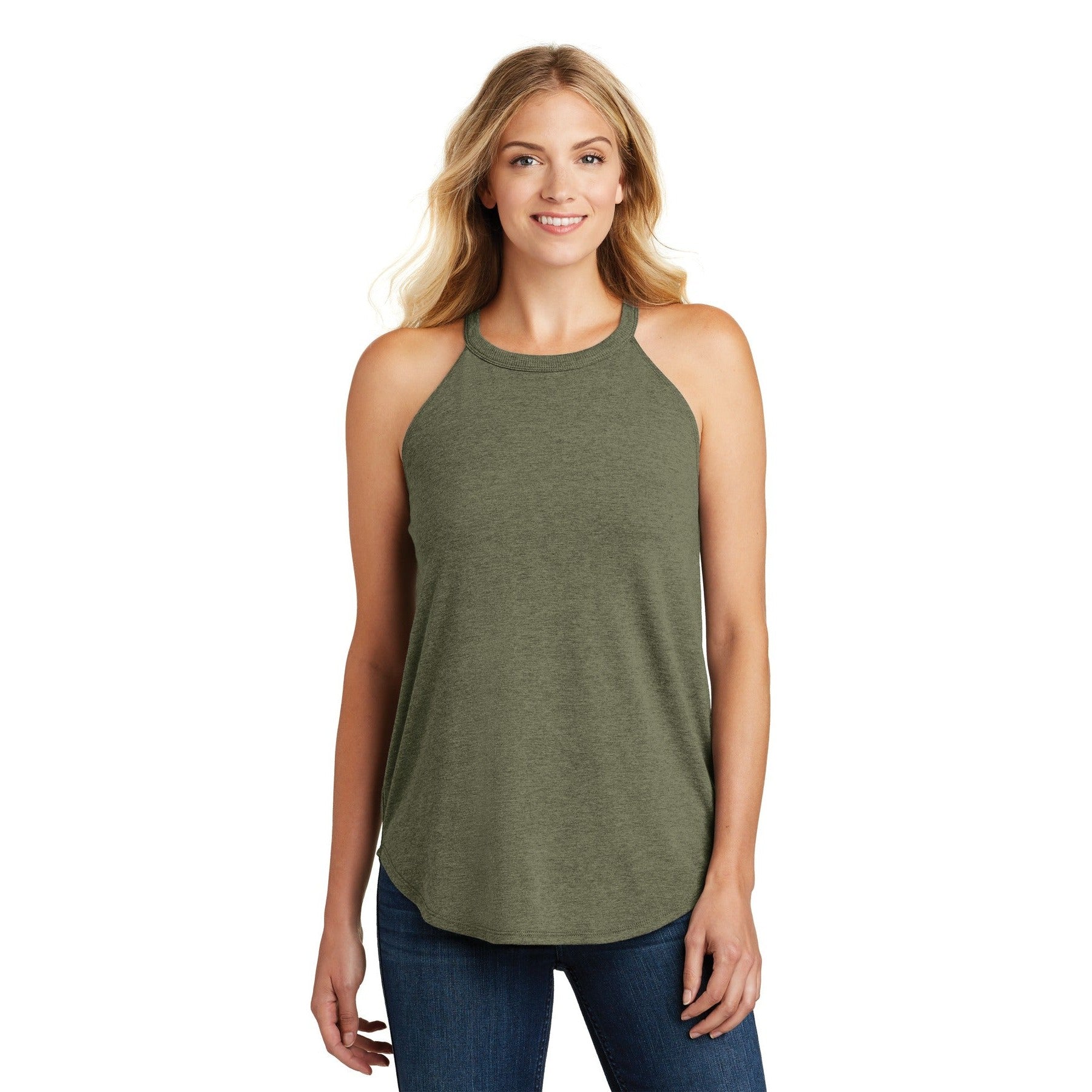 District-District ® Women's Perfect Tri ® Rocker Tank. DT137L-MedTech-7