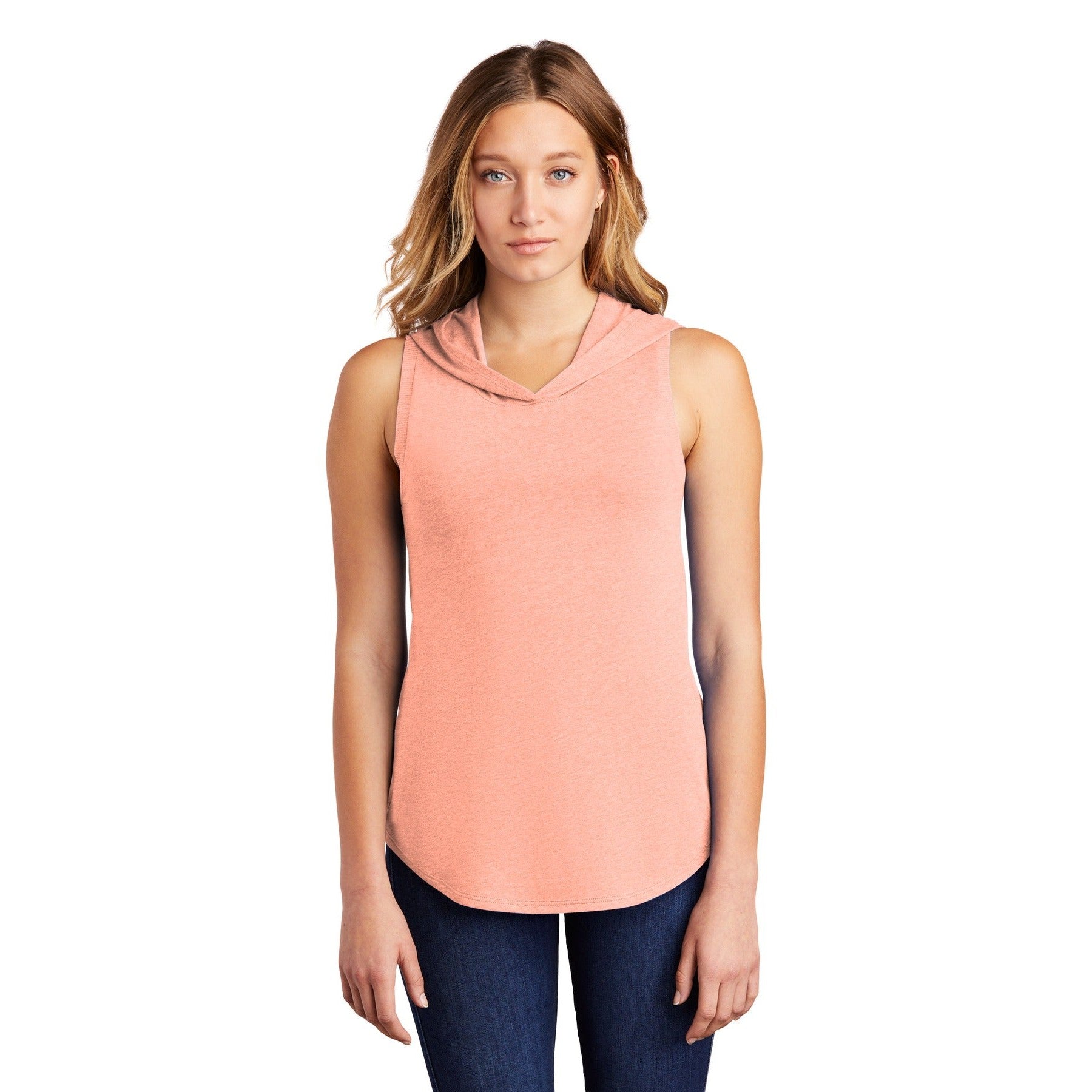District-District ® Women's Perfect Tri ® Sleeveless Hoodie DT1375-MedTech-3