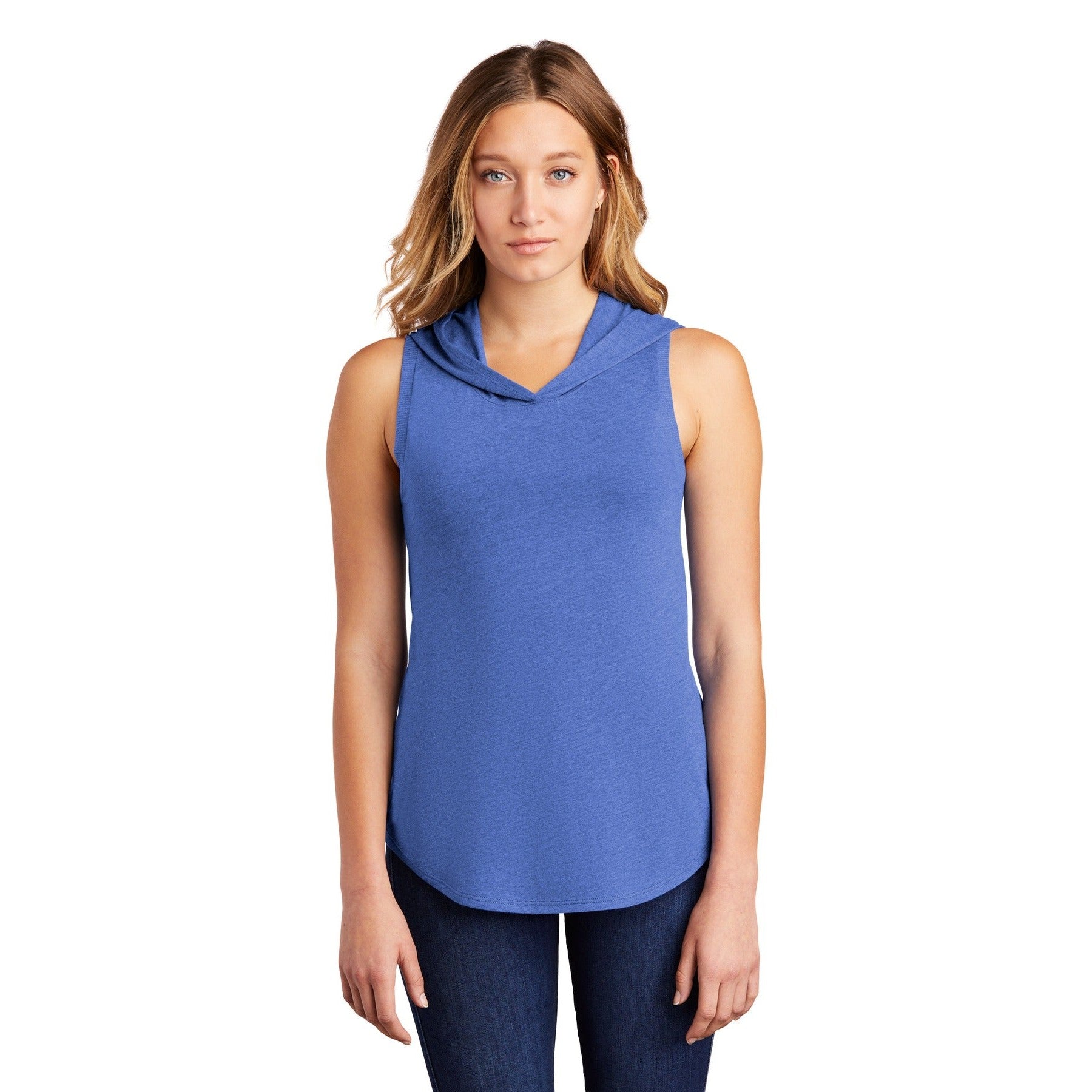 District-District ® Women's Perfect Tri ® Sleeveless Hoodie DT1375-MedTech-4