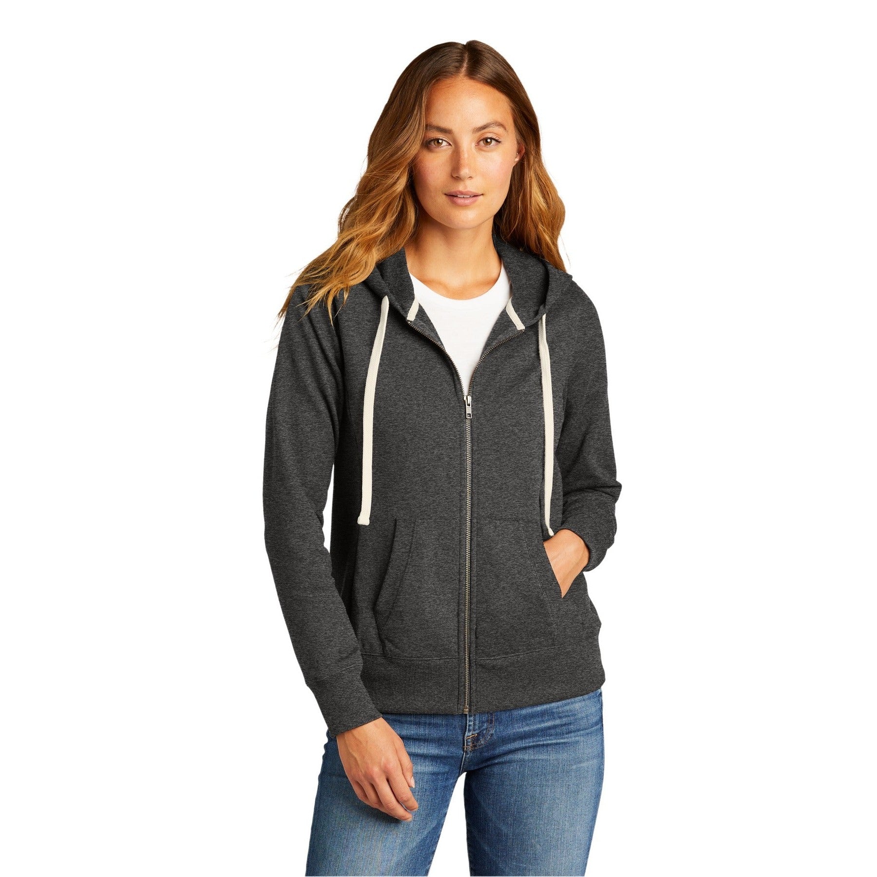 District-District® Women's Re-Fleece™Full-Zip Hoodie DT8103-MedTech-3