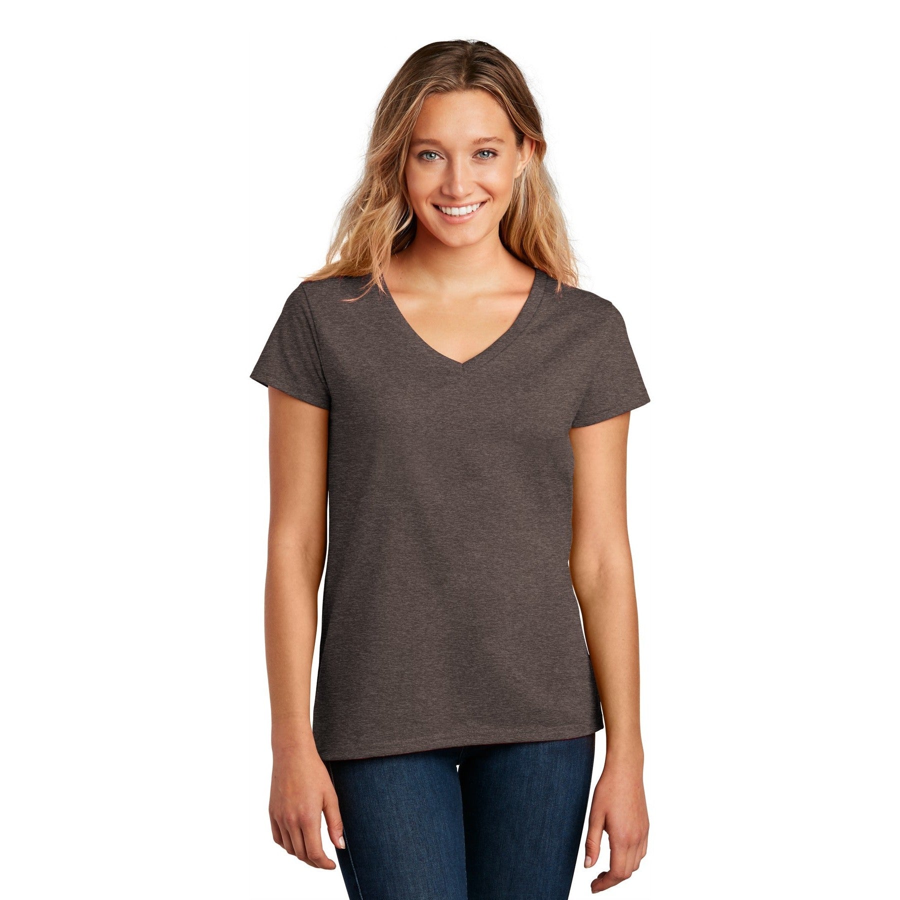 District-District ® Women's Re-Tee ™ V-Neck DT8001-MedTech-5