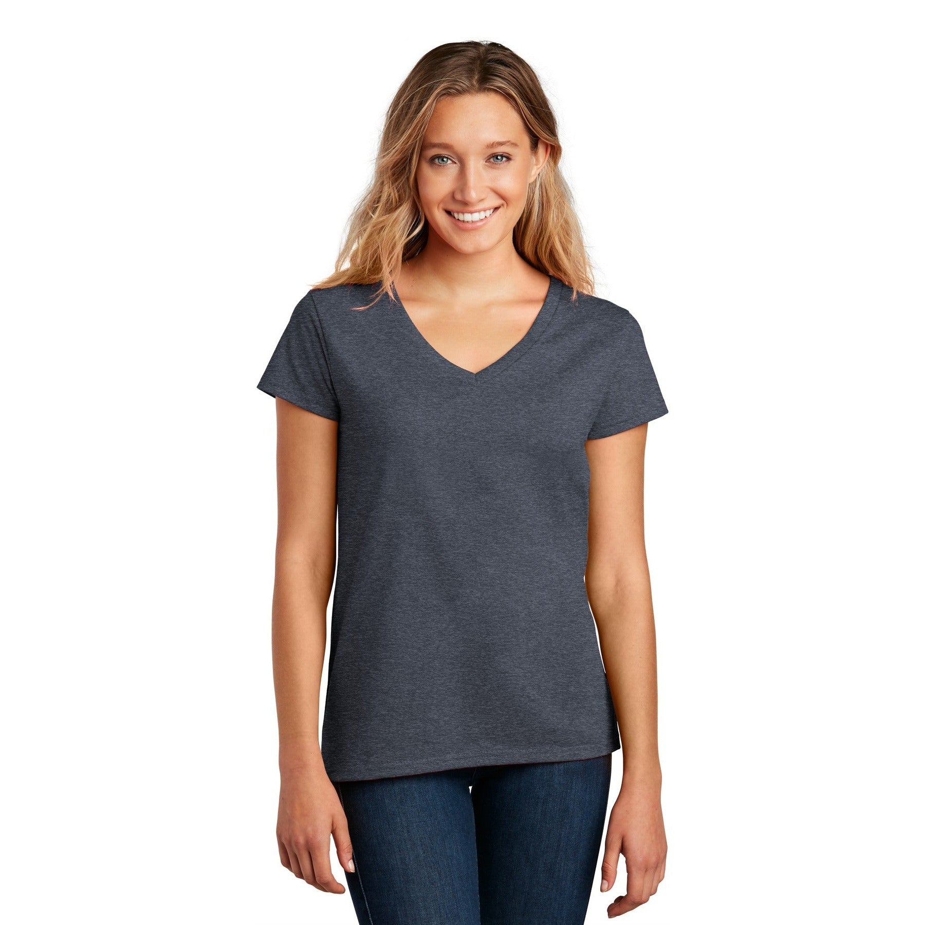 District-District ® Women's Re-Tee ™ V-Neck DT8001-MedTech-6