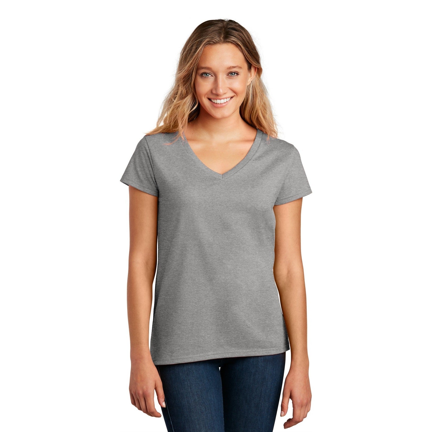 District-District ® Women's Re-Tee ™ V-Neck DT8001-MedTech-7