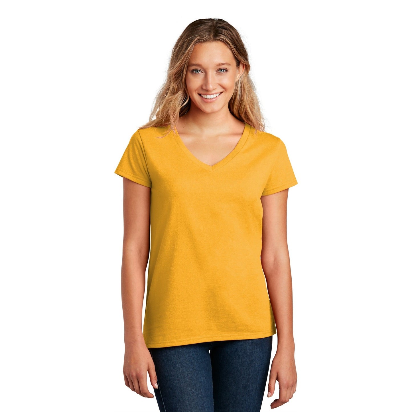 District-District ® Women's Re-Tee ™ V-Neck DT8001-MedTech-8