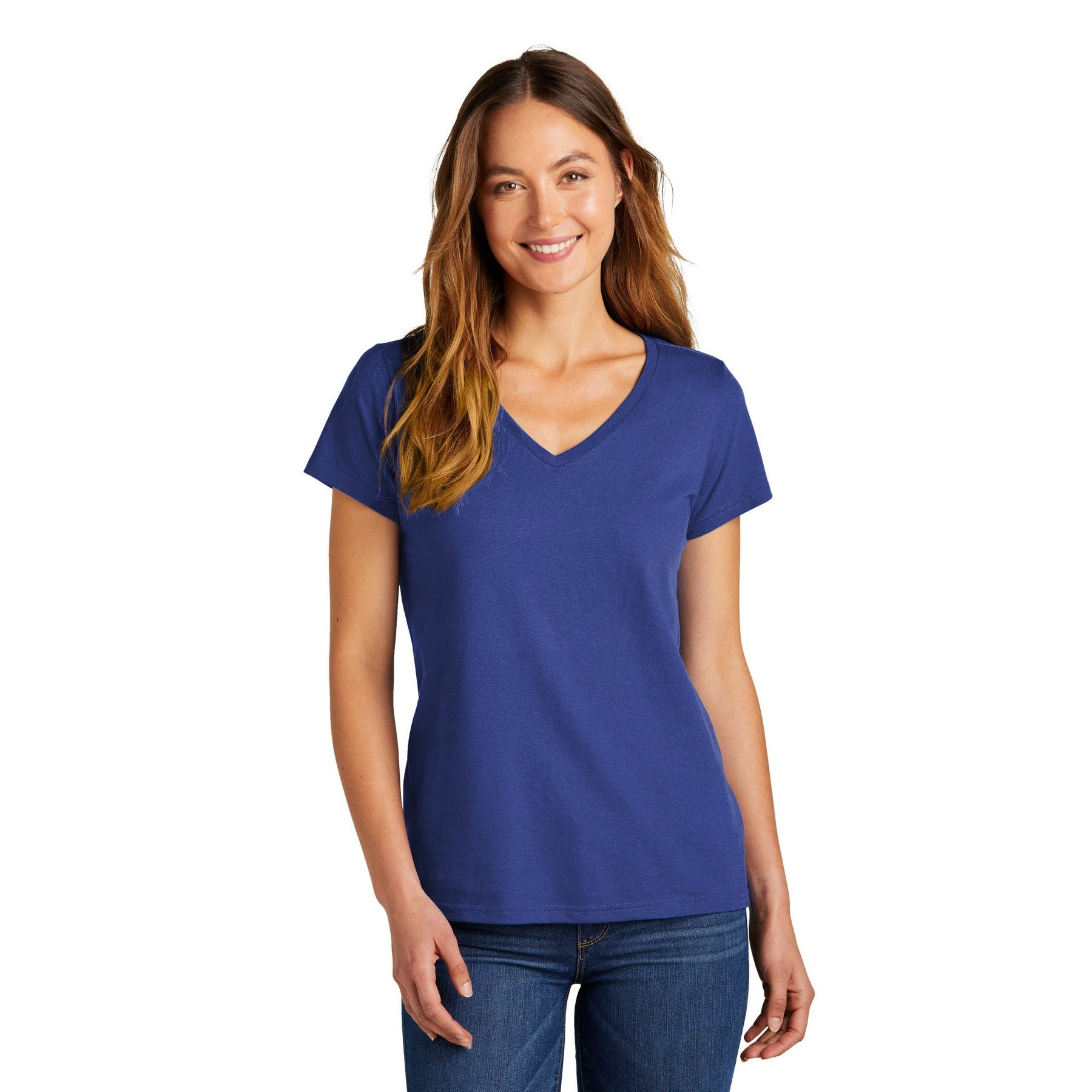 District-District® Women's The Concert Tee® V-Neck DT5002-MedTech-3