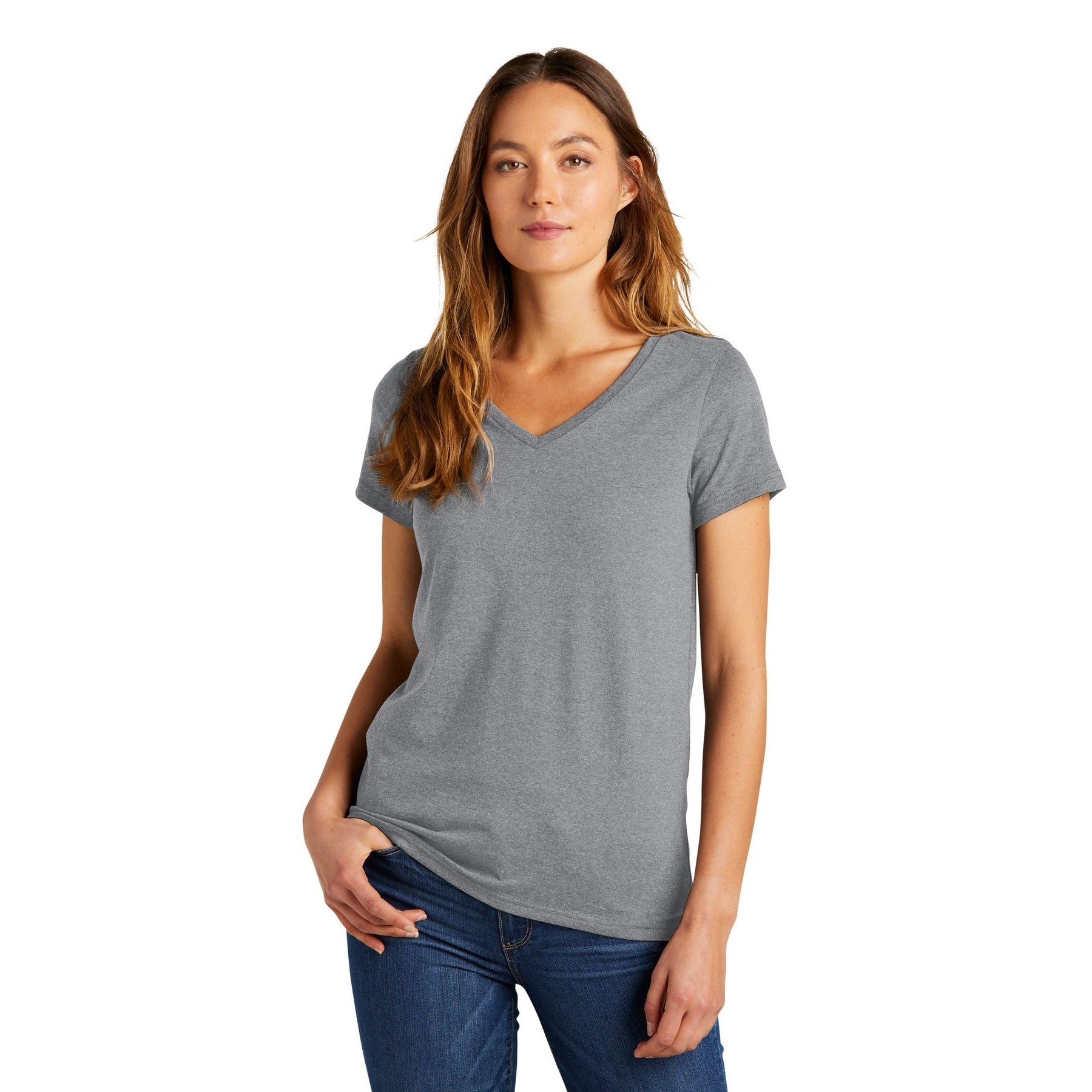 District-District® Women's The Concert Tee® V-Neck DT5002-MedTech-4