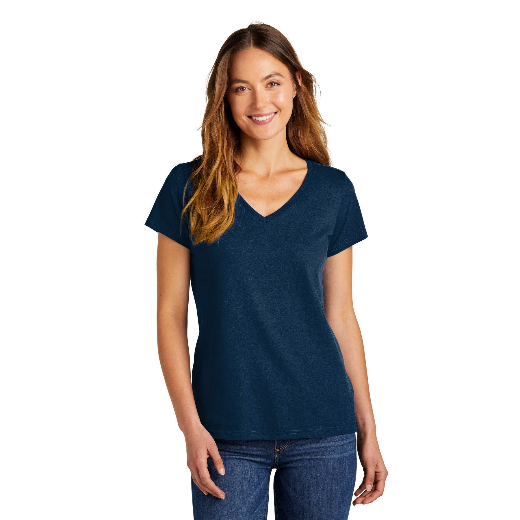 District-District® Women's The Concert Tee® V-Neck DT5002-MedTech-6