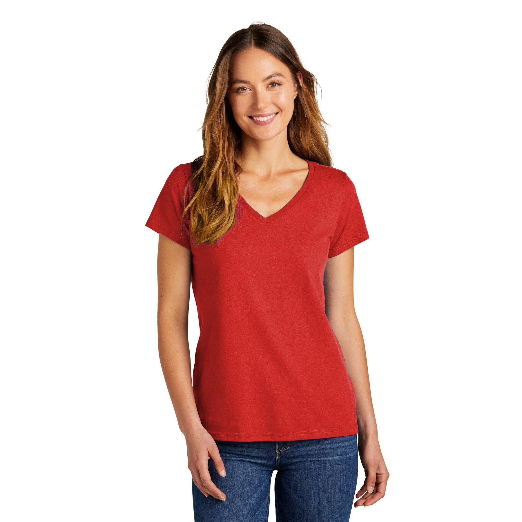 District-District® Women's The Concert Tee® V-Neck DT5002-MedTech-7