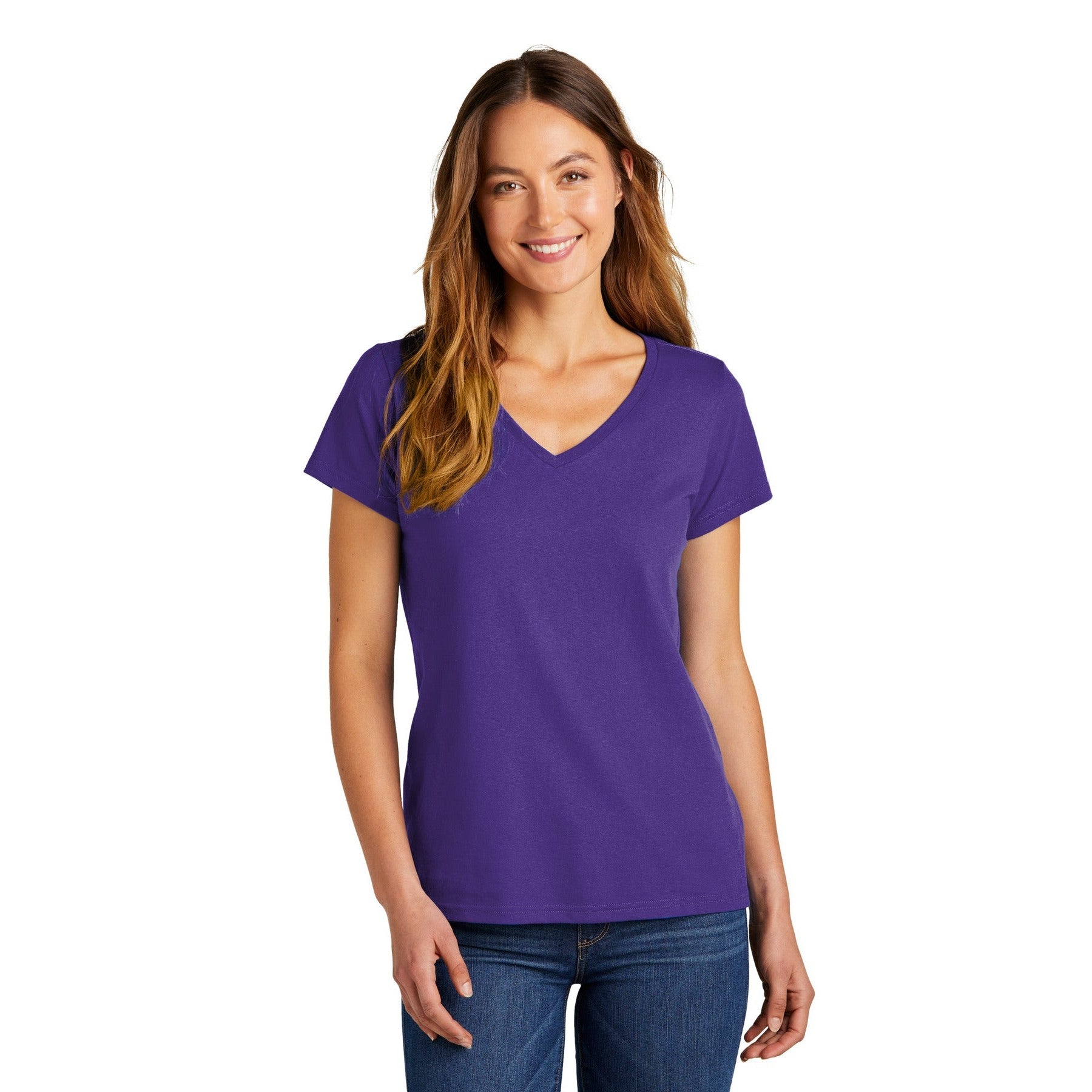 District-District® Women's The Concert Tee® V-Neck DT5002-MedTech-8