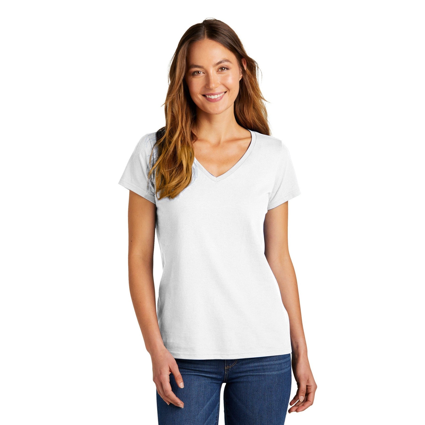 District-District® Women's The Concert Tee® V-Neck DT5002-MedTech-9