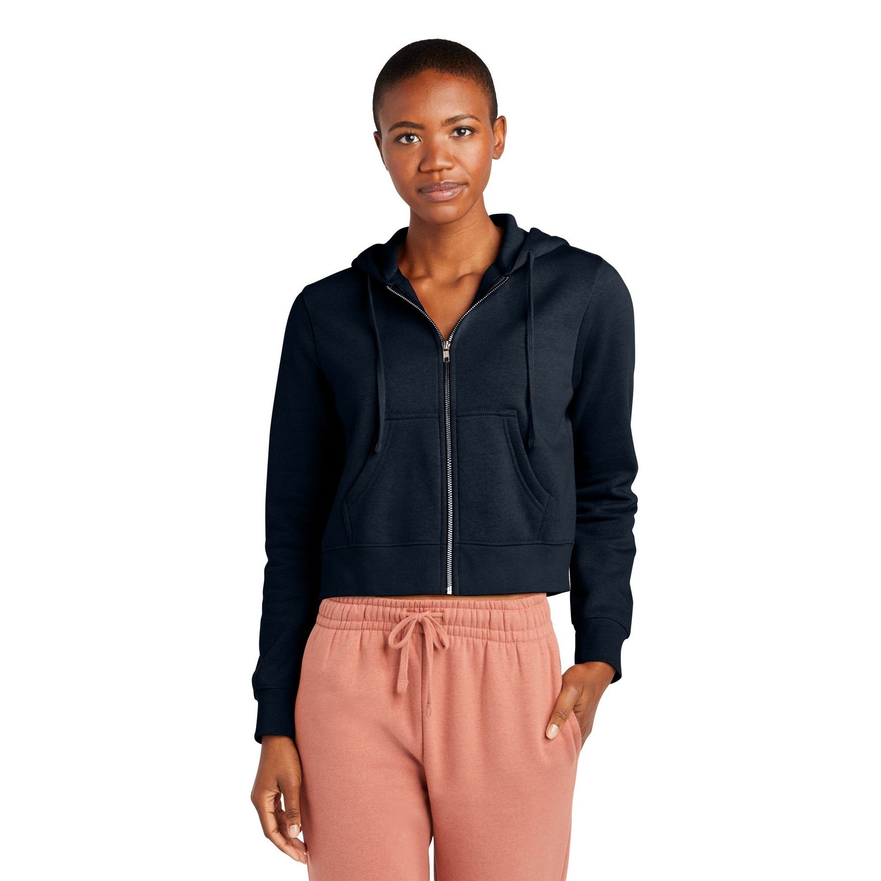 District-District® Women's V.I.T.™ Fleece Full-Zip Hoodie DT6103-MedTech-6