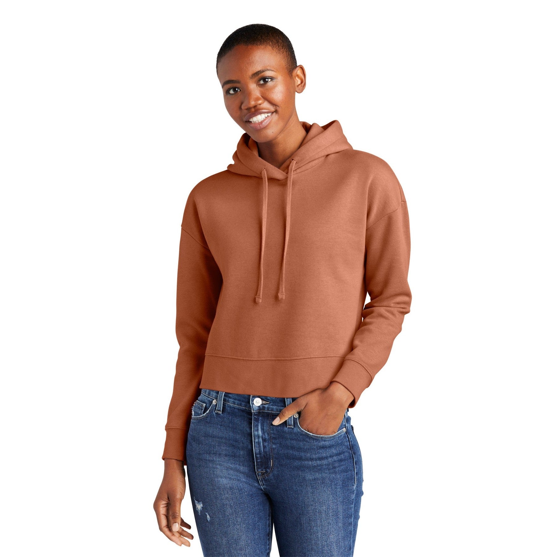 District-District® Women's V.I.T.™ Fleece Hoodie DT6101-MedTech-3