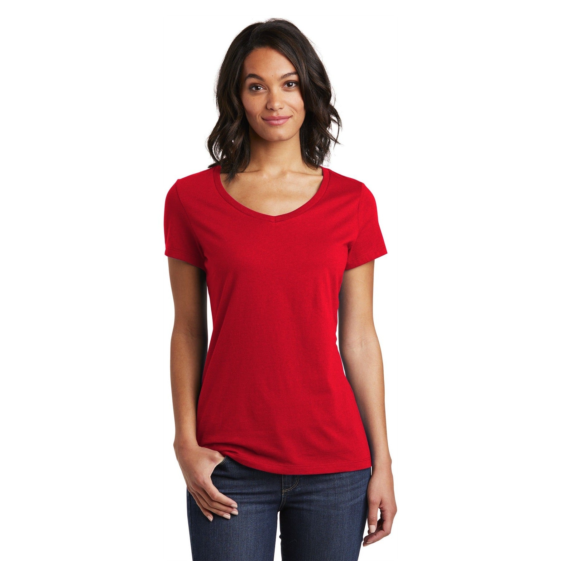 District-District ® Women's Very Important Tee ® V-Neck. DT6503-MedTech-3