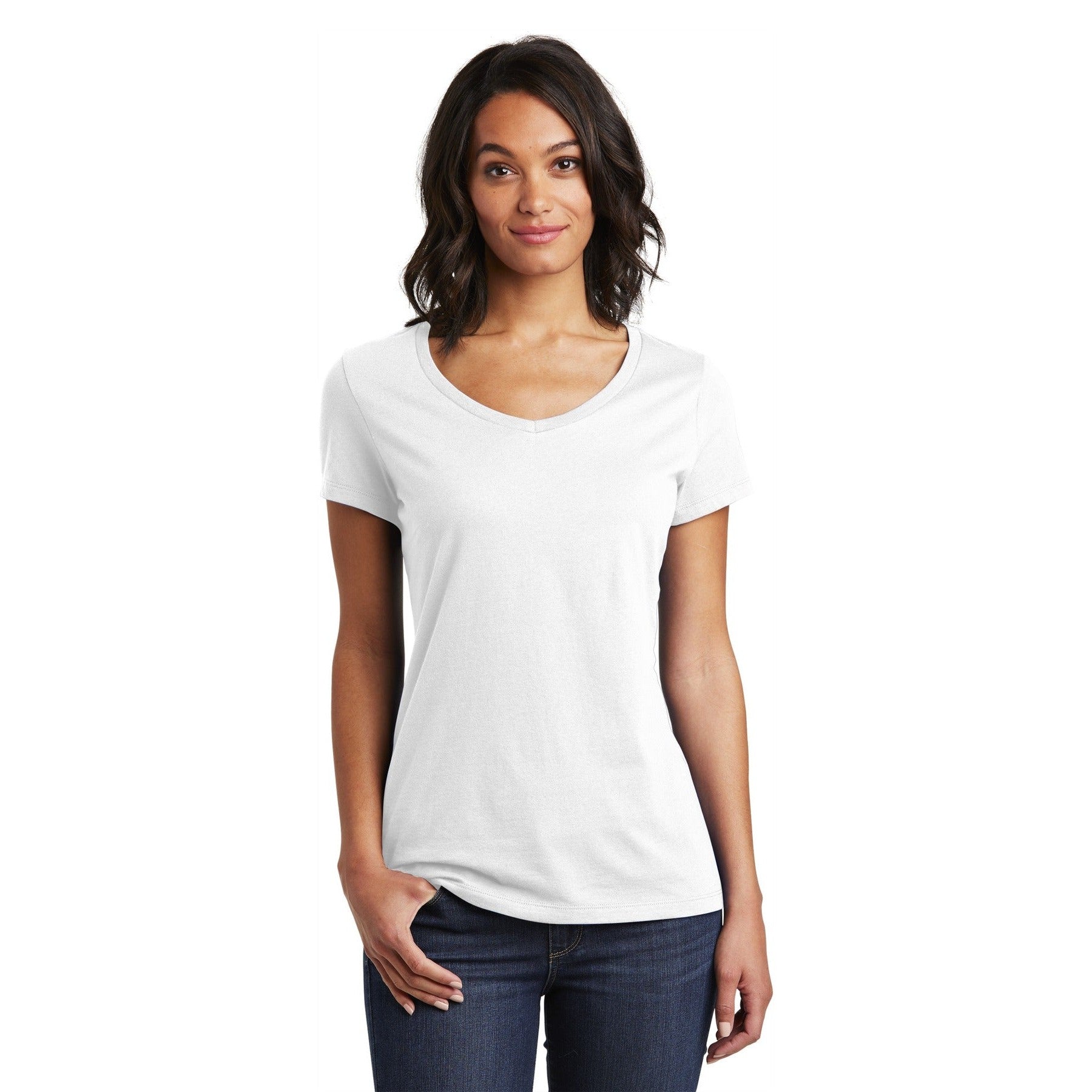 District-District ® Women's Very Important Tee ® V-Neck. DT6503-MedTech-15