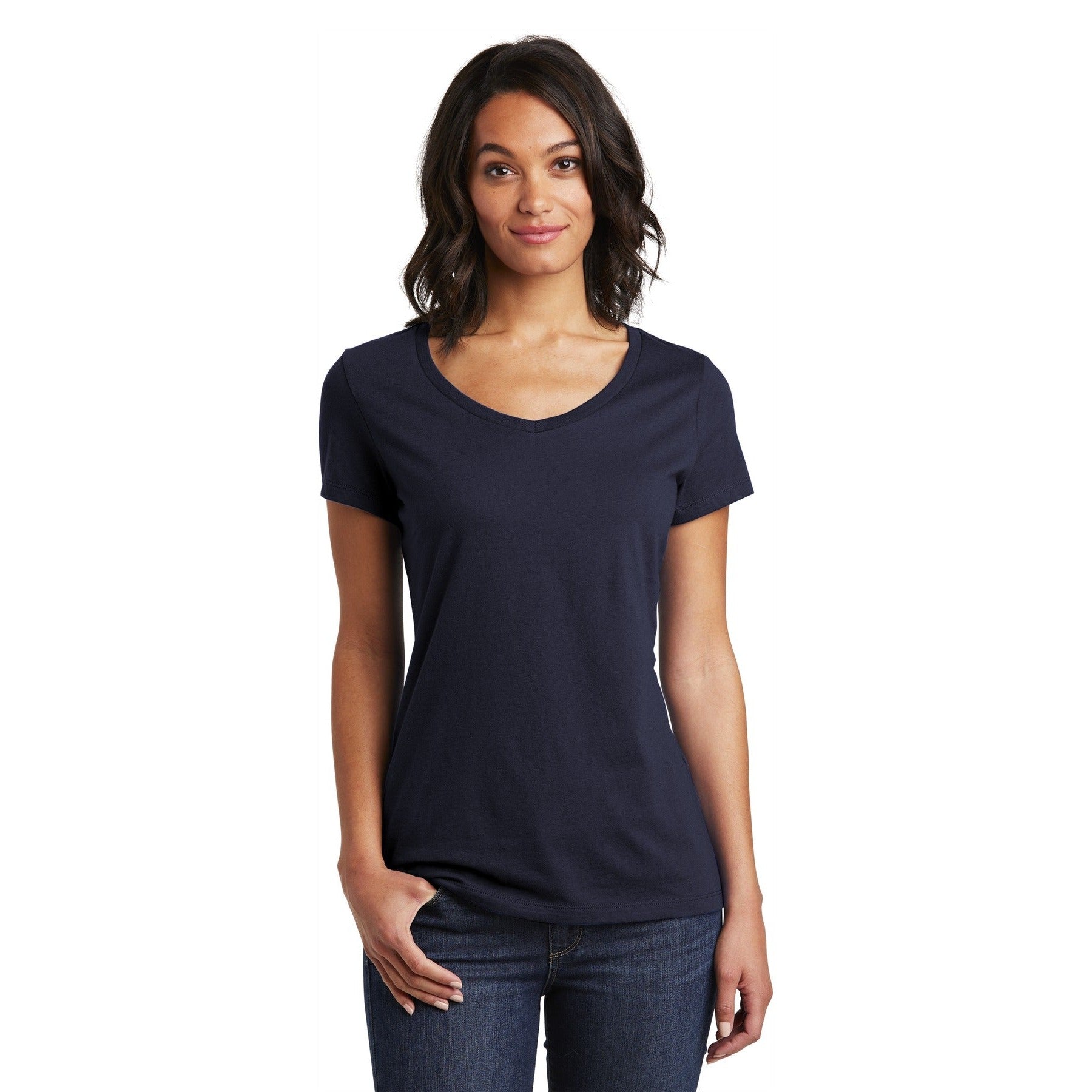 District-District ® Women's Very Important Tee ® V-Neck. DT6503-MedTech-14