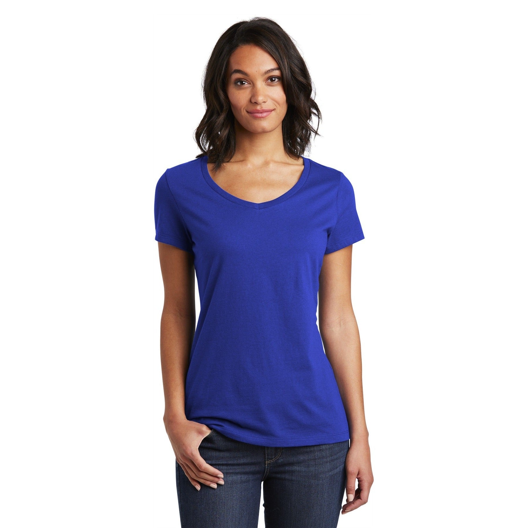 District-District ® Women's Very Important Tee ® V-Neck. DT6503-MedTech-4