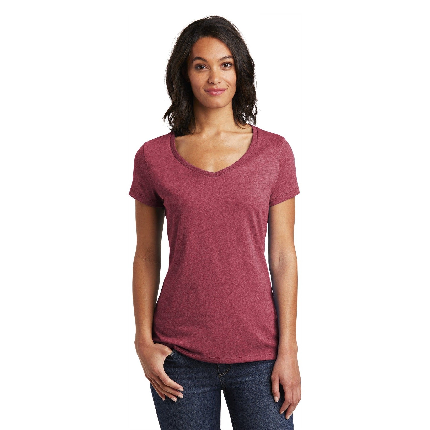 District-District ® Women's Very Important Tee ® V-Neck. DT6503-MedTech-9