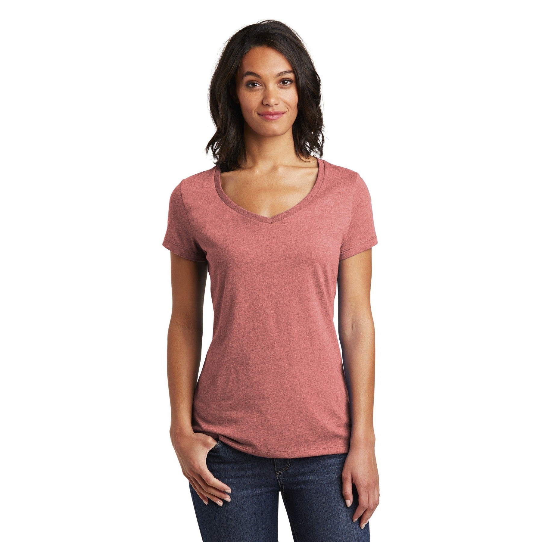 District-District ® Women's Very Important Tee ® V-Neck. DT6503-MedTech-2