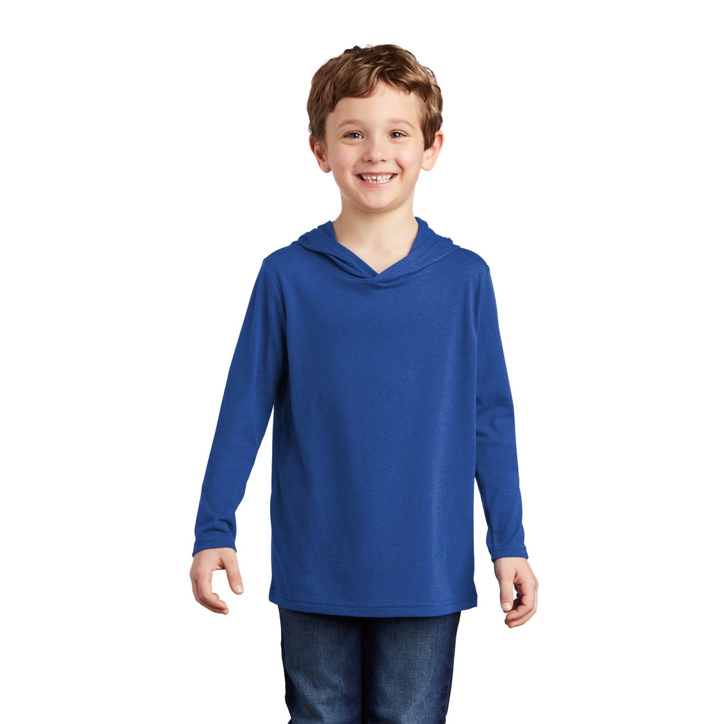 District-District ® Youth Perfect Tri ® Long Sleeve Hoodie DT139Y-MedTech-2