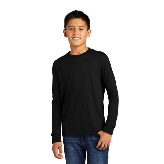District-District® Youth Perfect Tri® Long Sleeve Tee DT132Y-MedTech-1