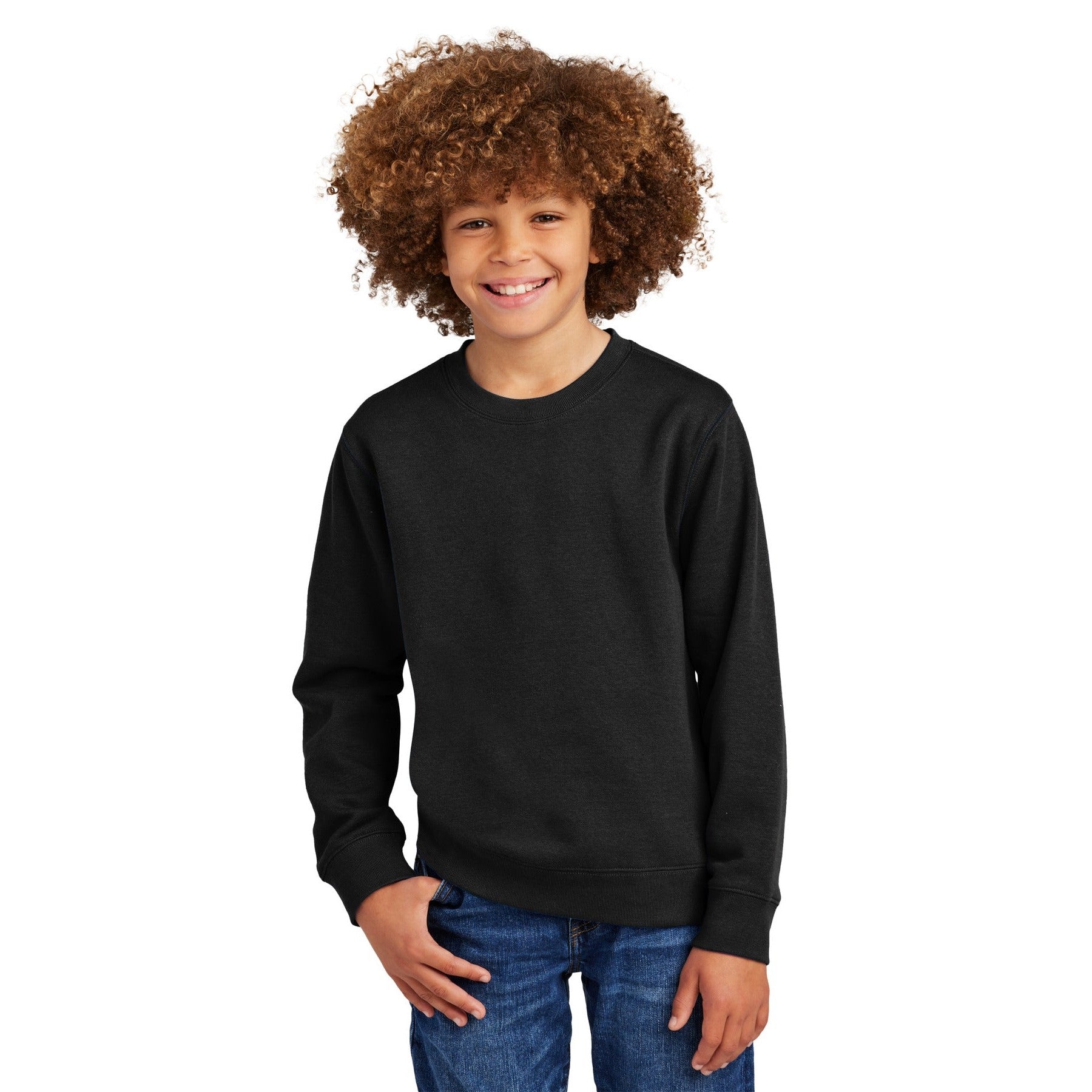 District-District® Youth V.I.T.™ Fleece Crew DT6104Y-MedTech-1