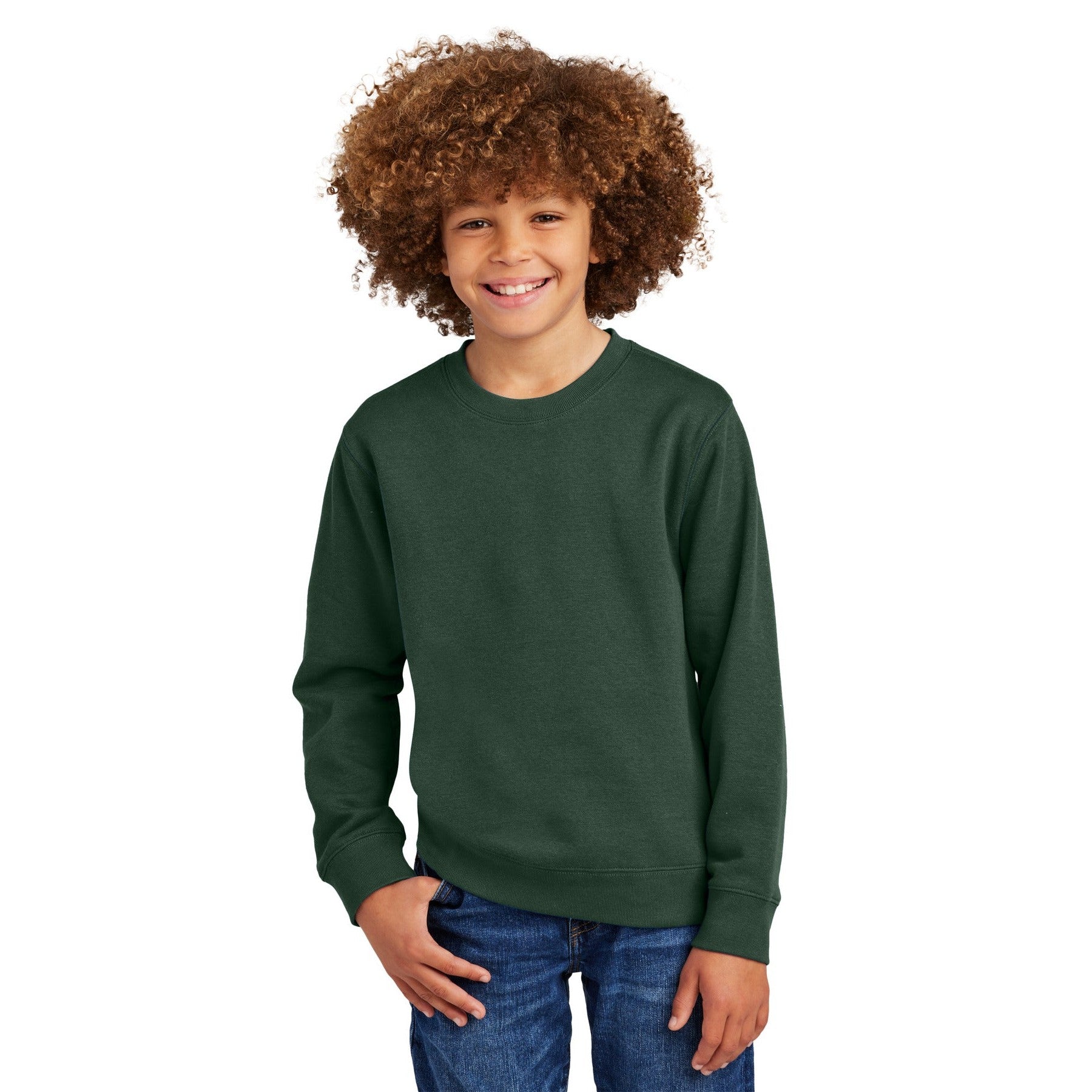 District-District® Youth V.I.T.™ Fleece Crew DT6104Y-MedTech-4
