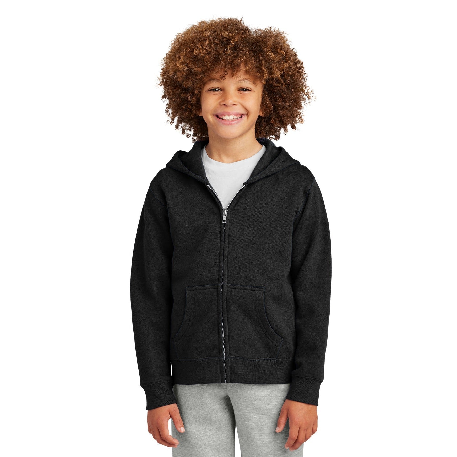 District-District® Youth V.I.T.™ Fleece Full-Zip Hoodie DT6102Y-MedTech-1
