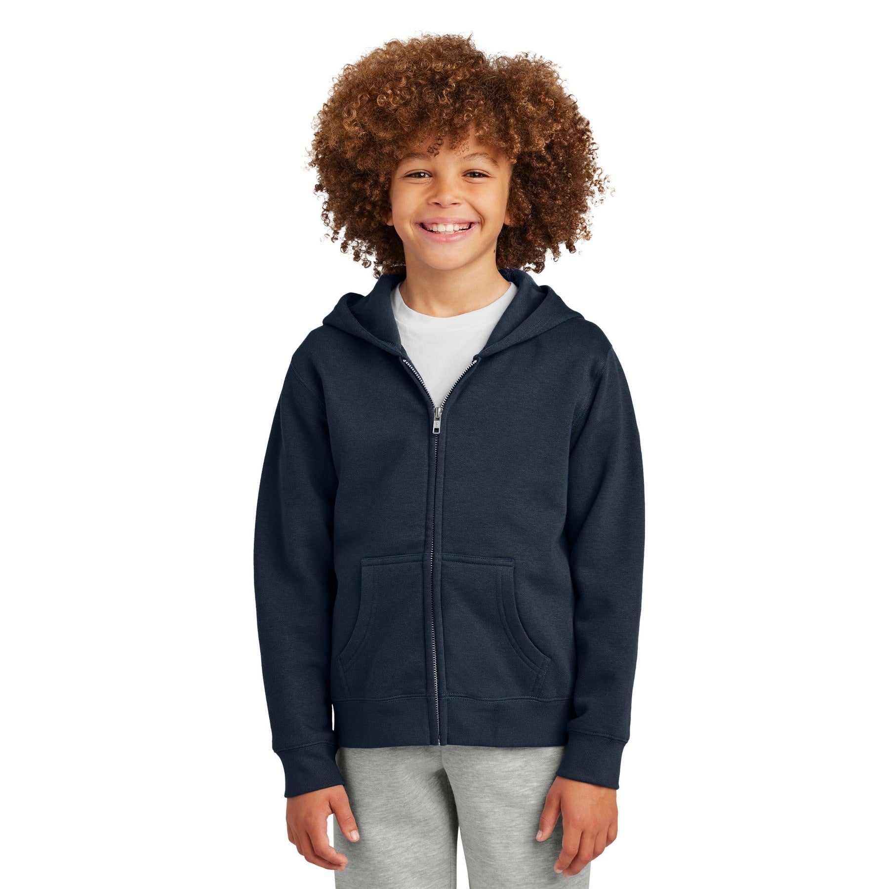 District-District® Youth V.I.T.™ Fleece Full-Zip Hoodie DT6102Y-MedTech-7