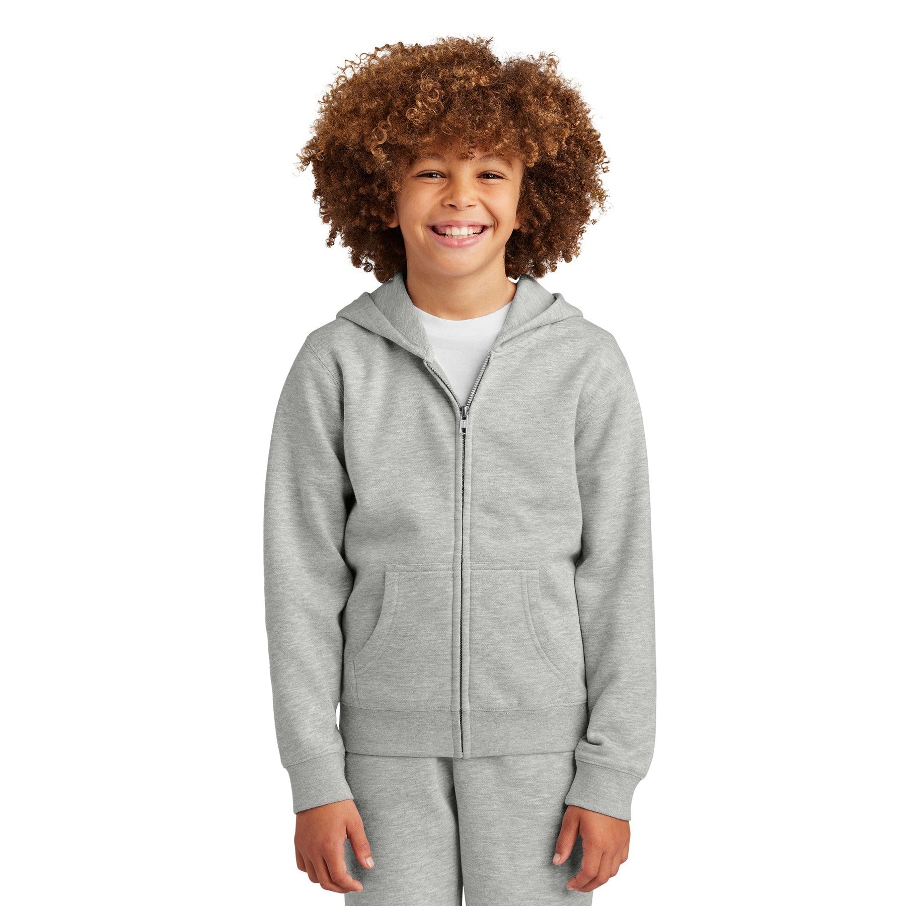 District-District® Youth V.I.T.™ Fleece Full-Zip Hoodie DT6102Y-MedTech-6