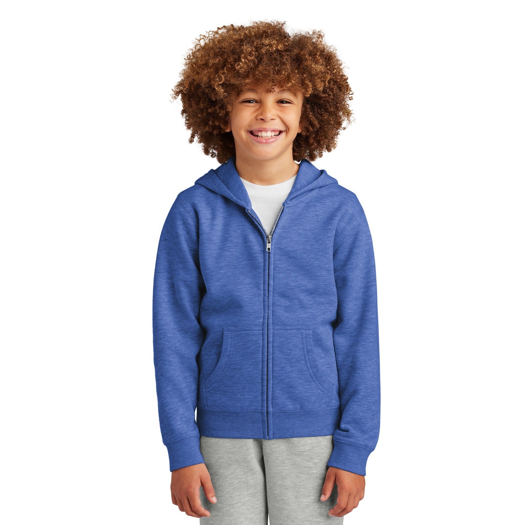 District-District® Youth V.I.T.™ Fleece Full-Zip Hoodie DT6102Y-MedTech-8