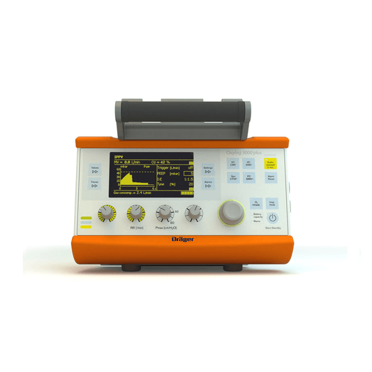 Drager-Drager Oxylog® 3000 Plus Transport Ventilator, Recertified-MedTech-1