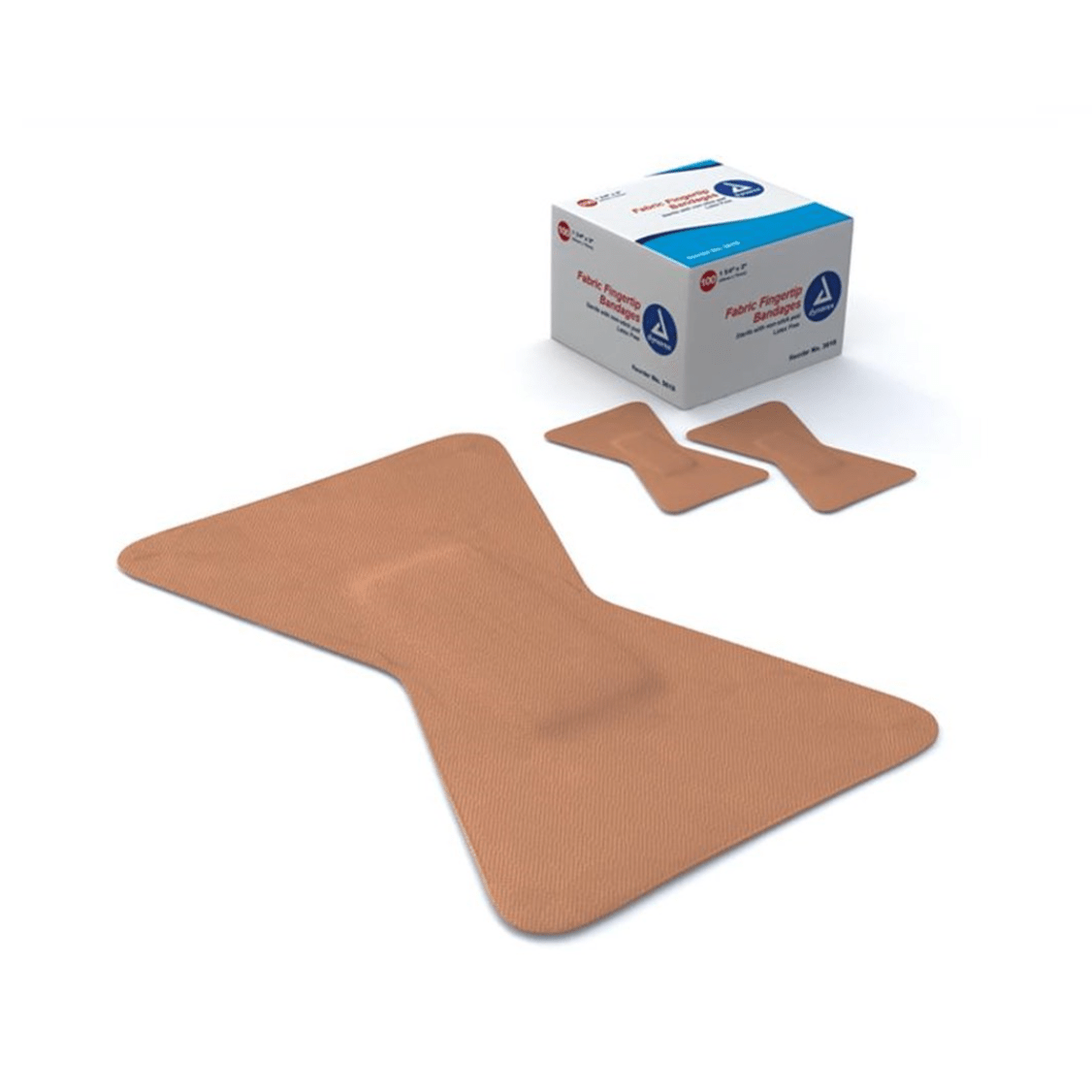 Dynarex-Dynarex Adhesive Fingertip Bandage 1.75" x 2" BX/100-MedTech-2