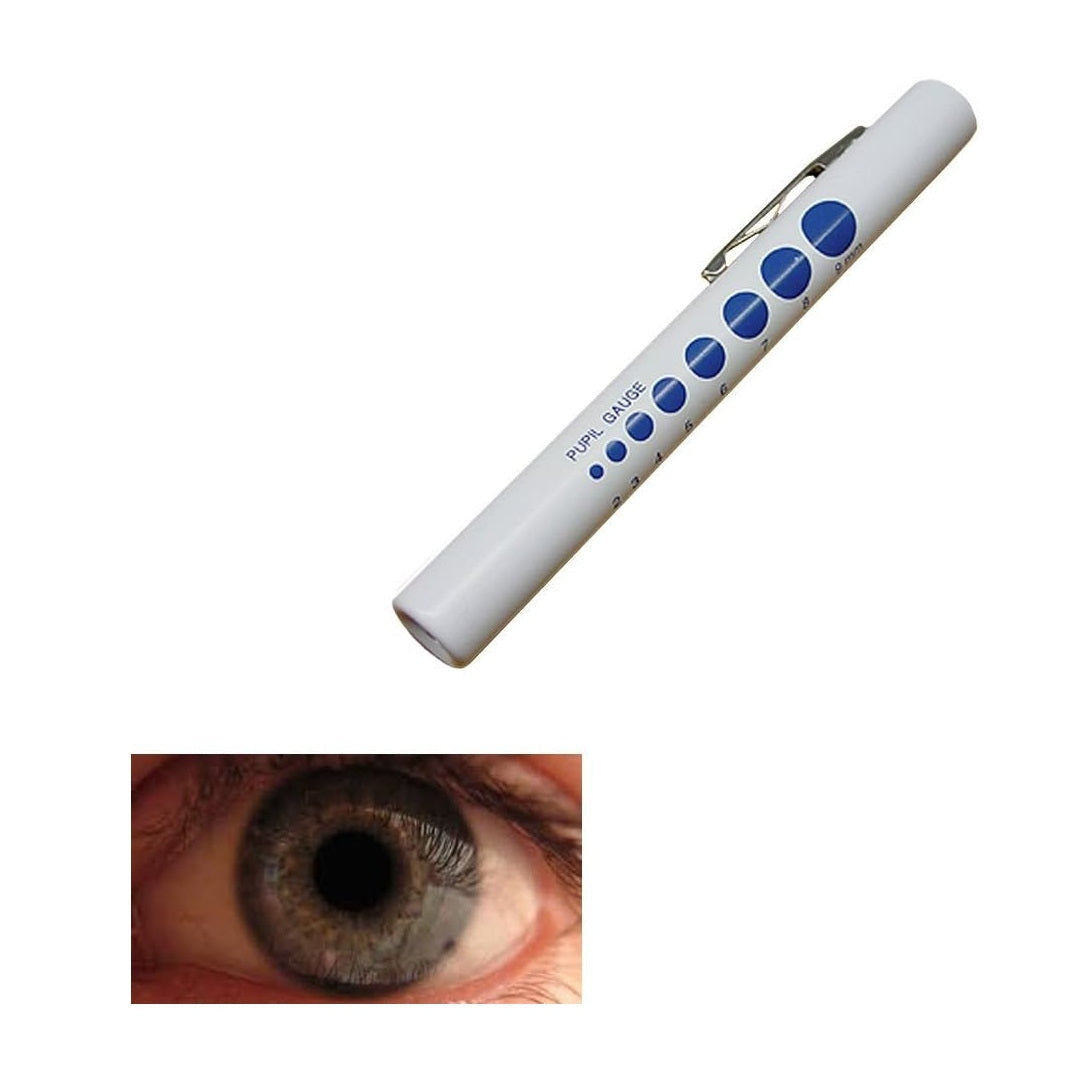 Dynarex-Dynarex Disposable Penlight with Pupil Gauge, 6/Pack-MedTech-3