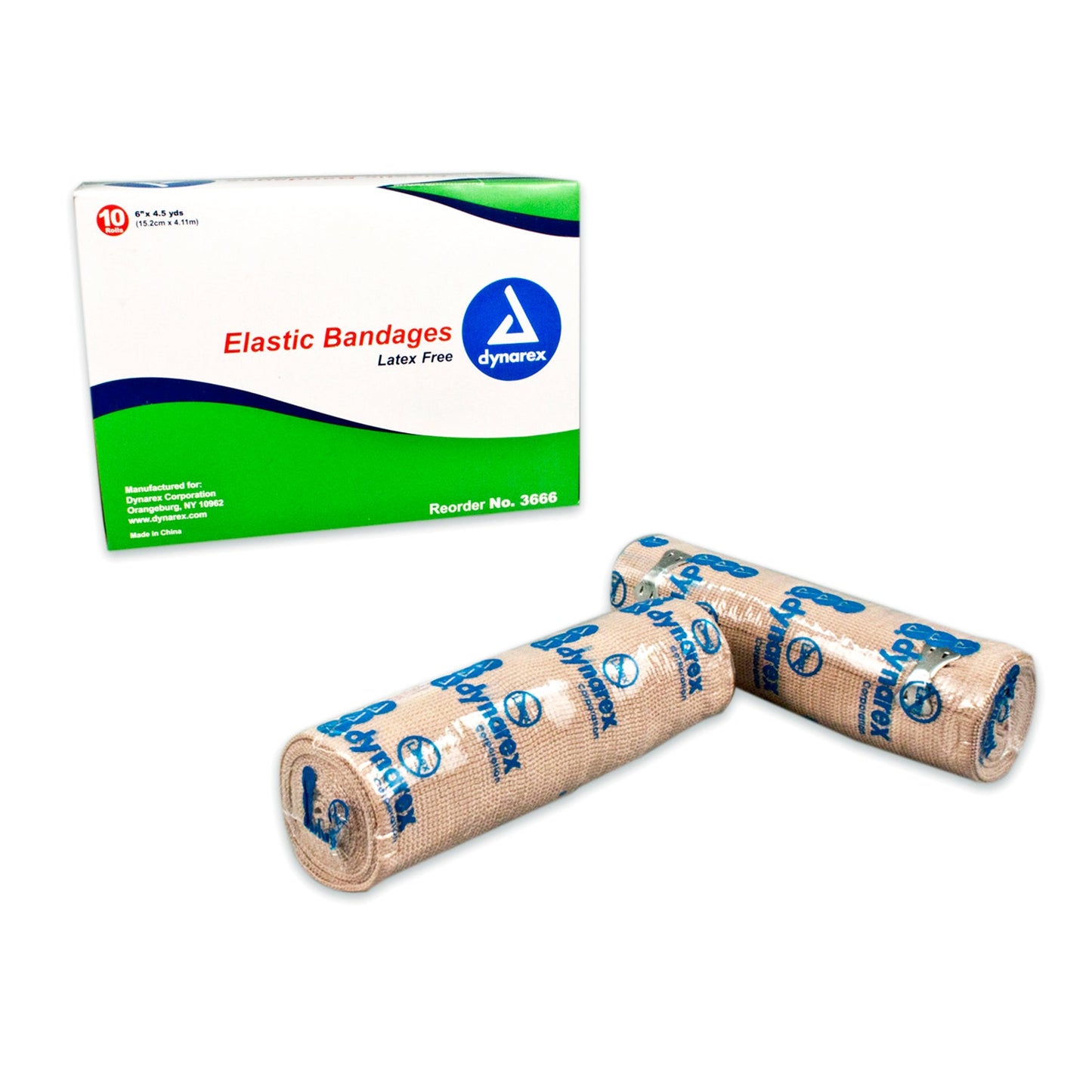 Dynarex-Dynarex® Elastic Bandage, Latex-Free, 6" x 4.5 yds-MedTech-2