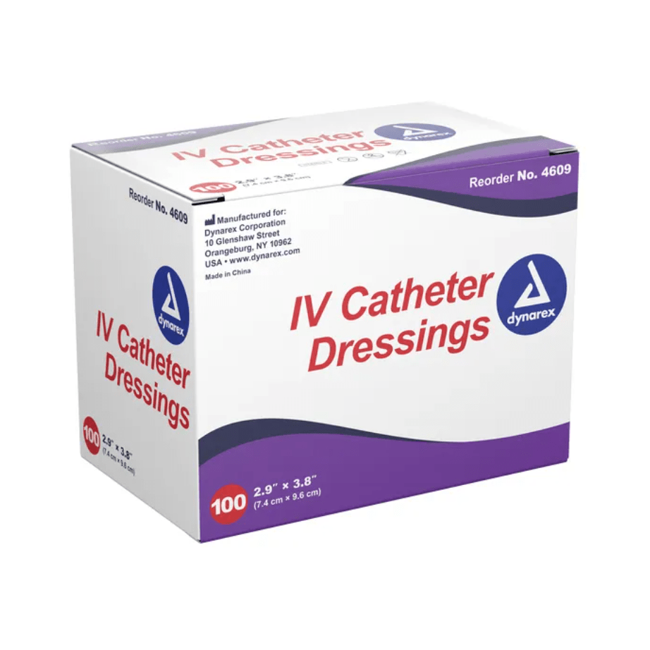 Dynarex-Dynarex® IV Catheter Dressing, Sterile, 2.9" x 3.8" BX/100-MedTech-4