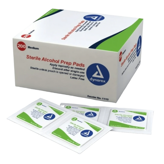Dynarex-Dynarex® Sterile Alcohol Prep Pads 200/box-MedTech-1