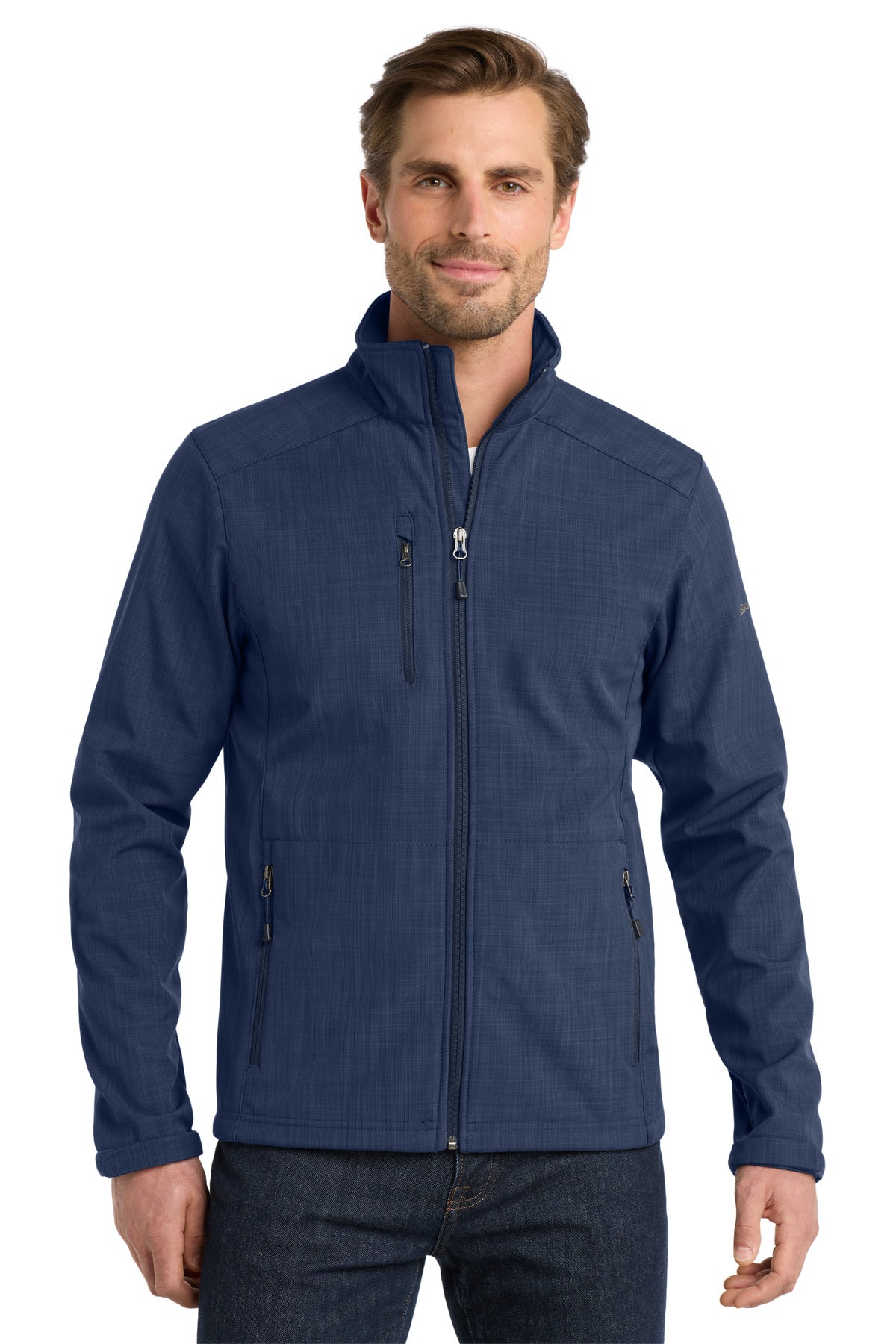 Eddie Bauer- Eddie Bauer® Shaded Crosshatch Soft Shell Jacket. EB532-Medtech- 2