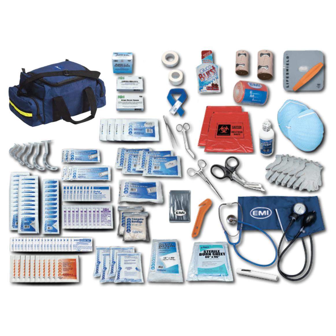 Basic Medical-EMI Medical Products Pro Response™ 2 Complete, Navy-MedTech-1
