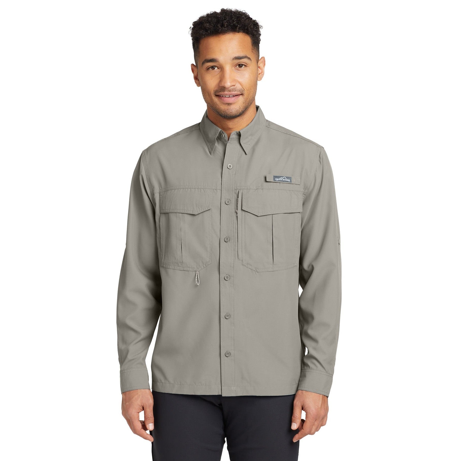 Eddie Bauer-Eddie Bauer® - Long Sleeve Performance Fishing Shirt. EB600-MedTech-2