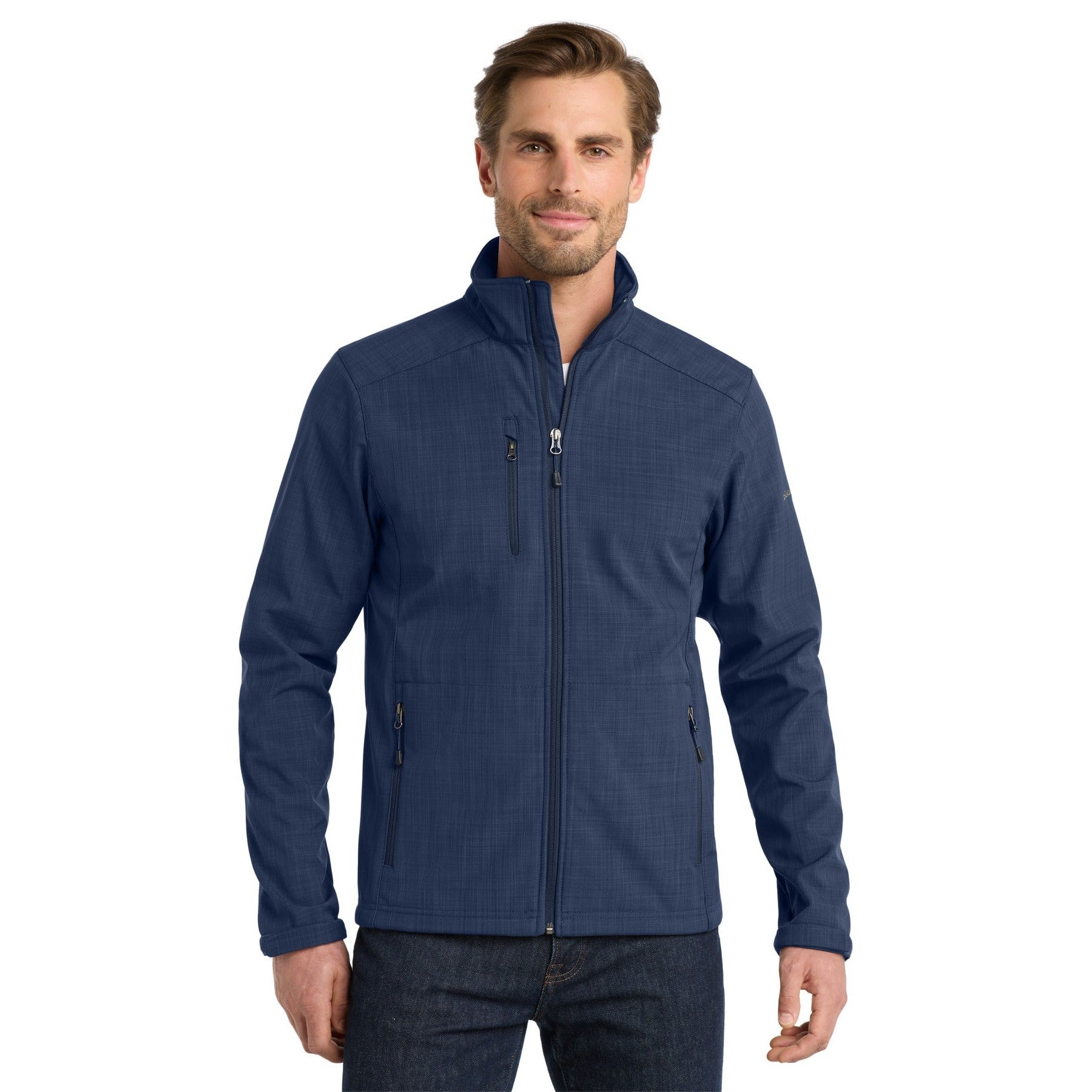 Eddie Bauer-Eddie Bauer® Shaded Crosshatch Soft Shell Jacket. EB532-MedTech-2